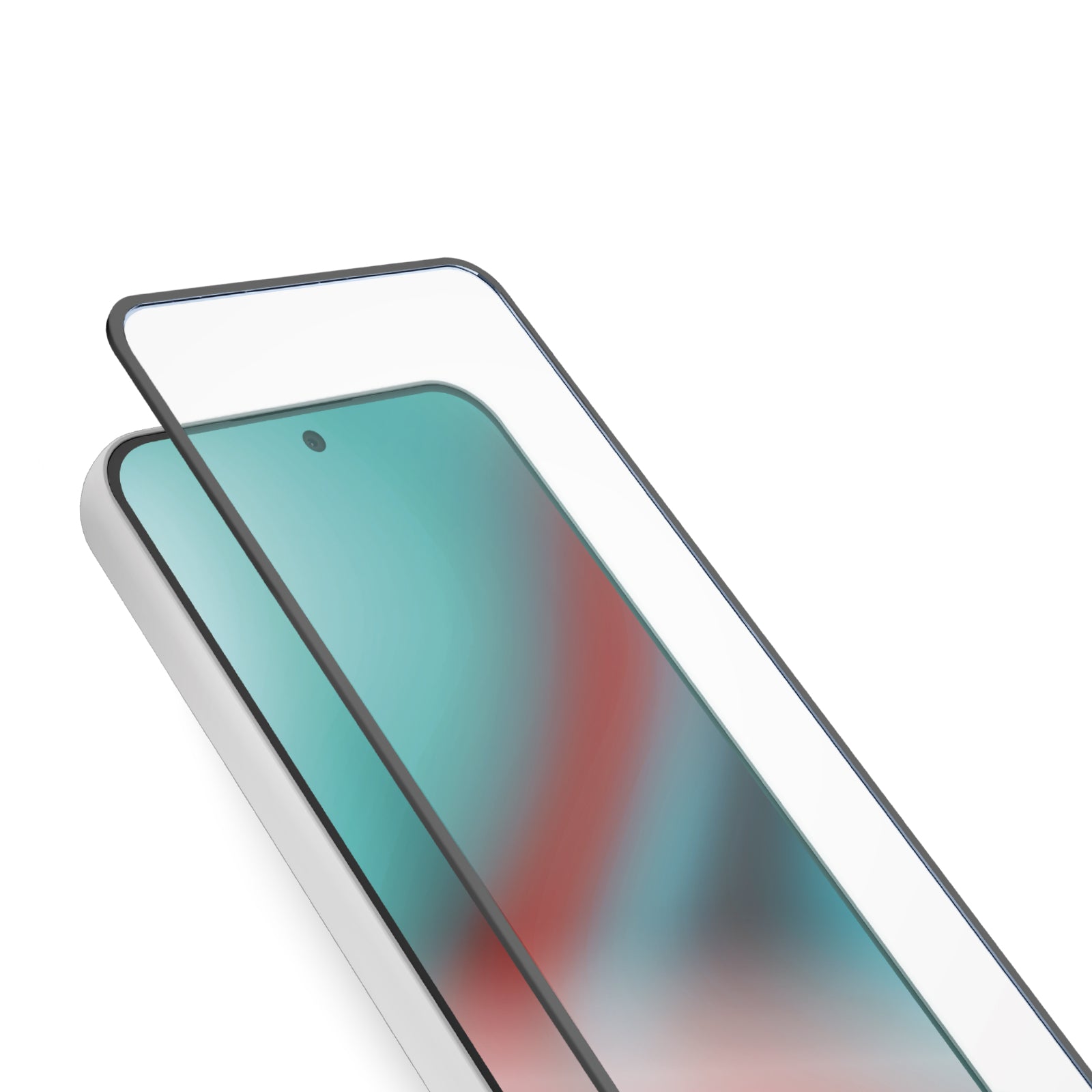 Glas Displayschutz Full Cover für Realme 12+
