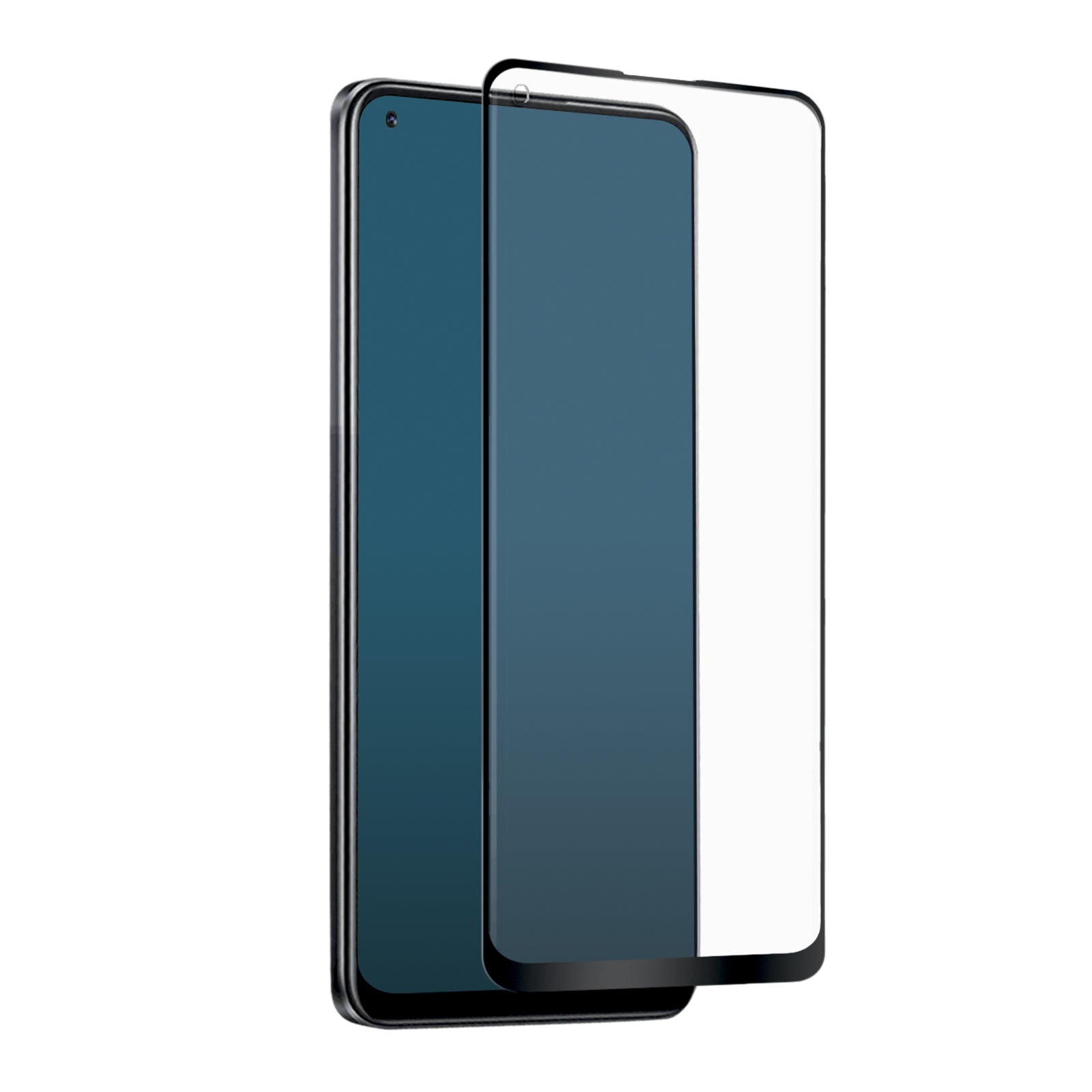 Glas Displayschutz Full Cover für Realme 8