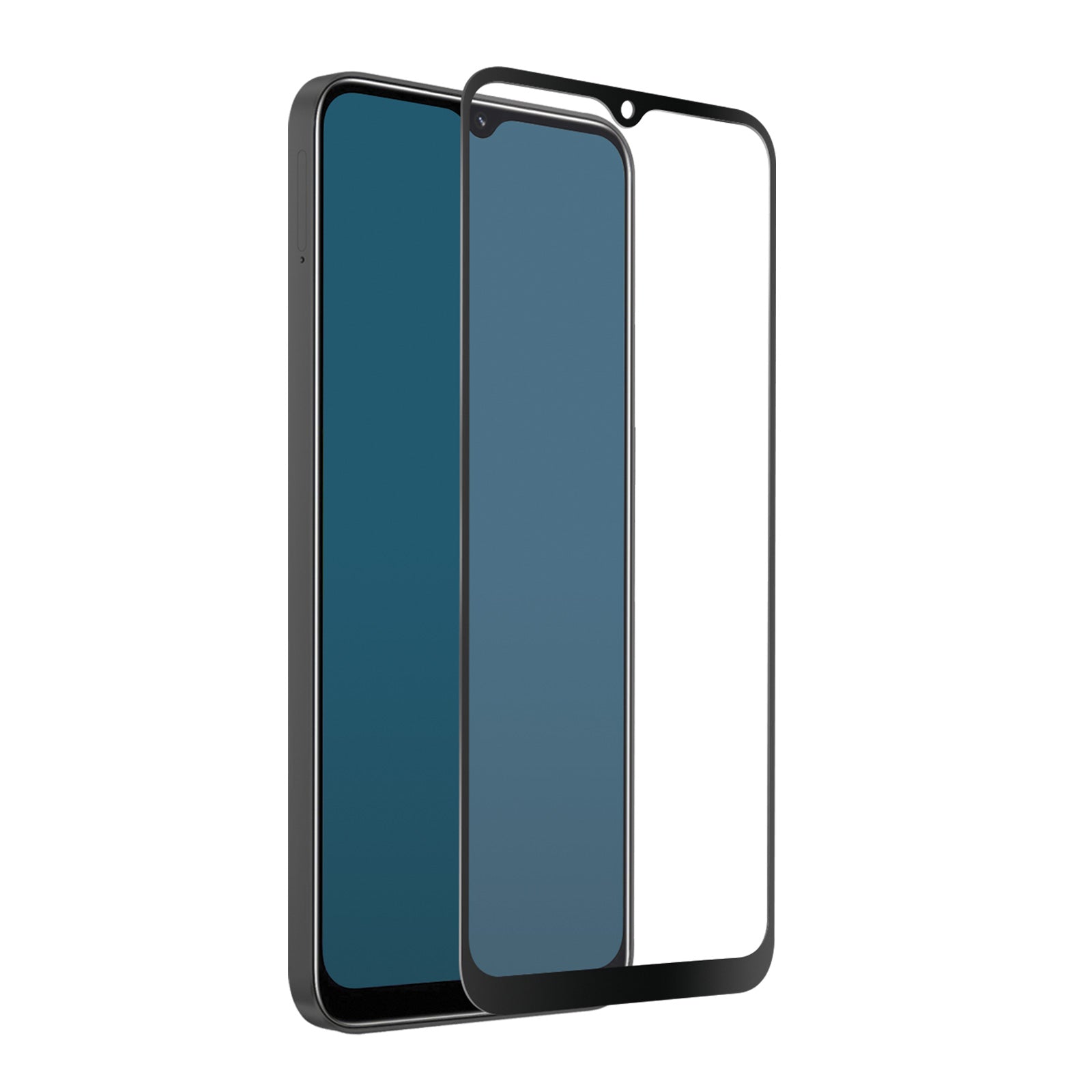 Glas Displayschutz Full Cover für Realme C30