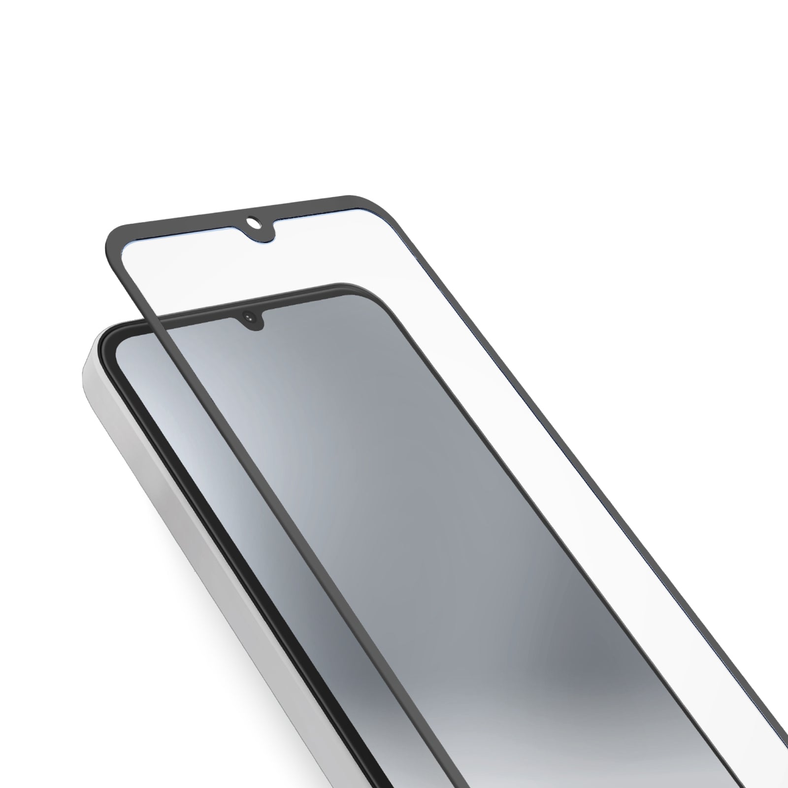 Glas Displayschutz Full Cover für Vivo Y04