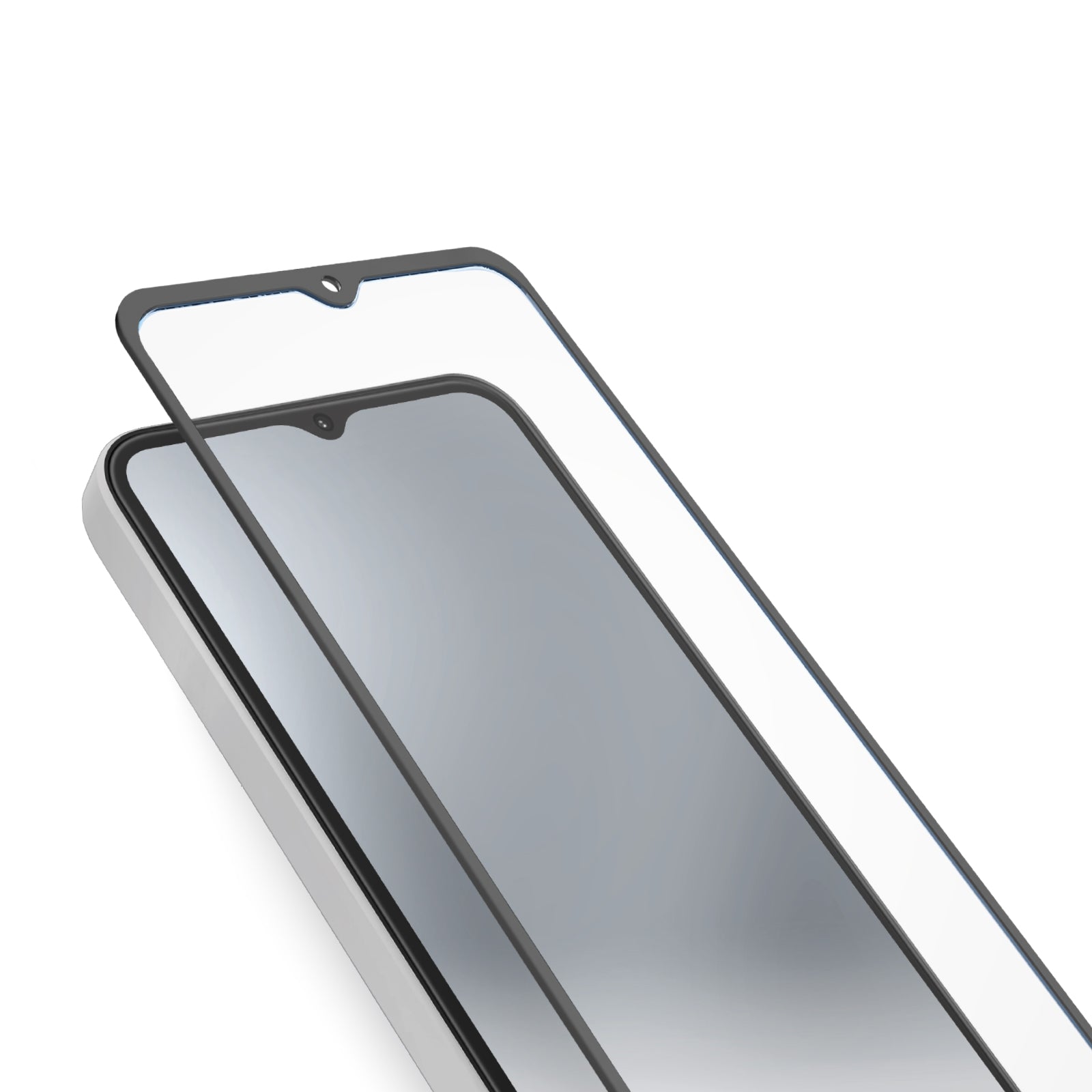 Glas Displayschutz Full Cover für Vivo Y28S
