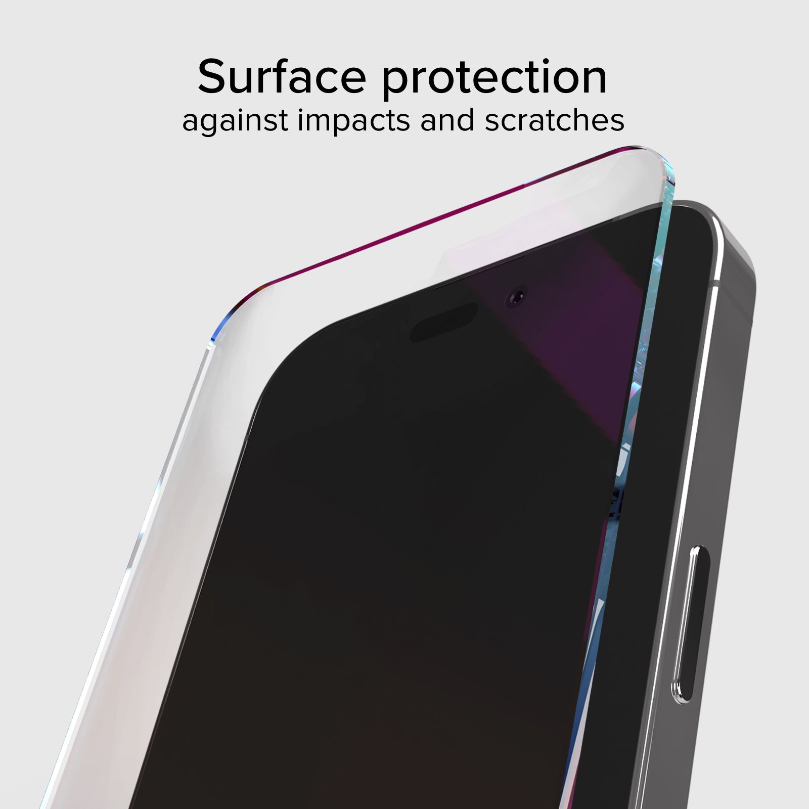 Vetrino eco-sostenibile in materiali riciclati per iPhone 15 Pro