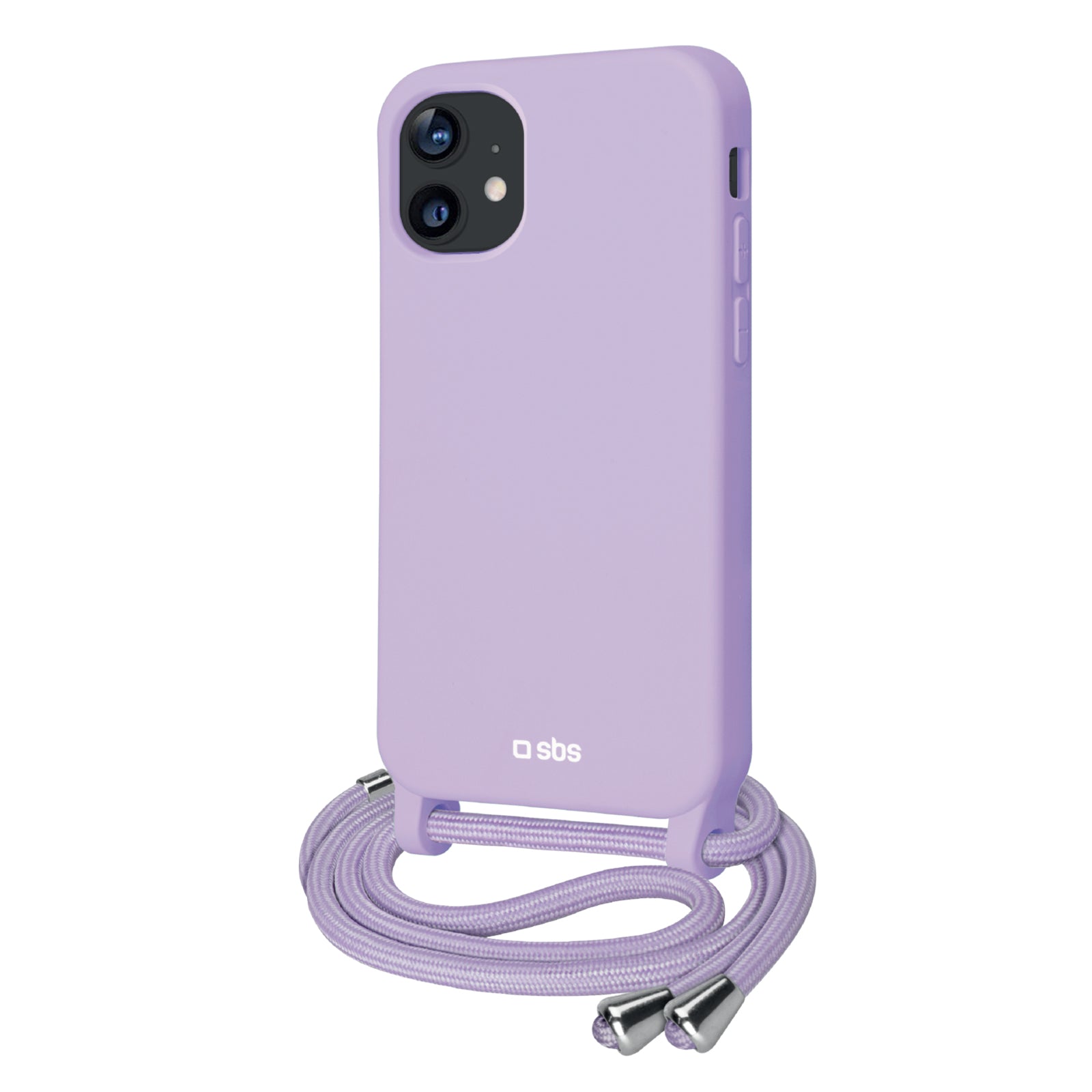 Cover colorata con laccio da collo per iPhone 11