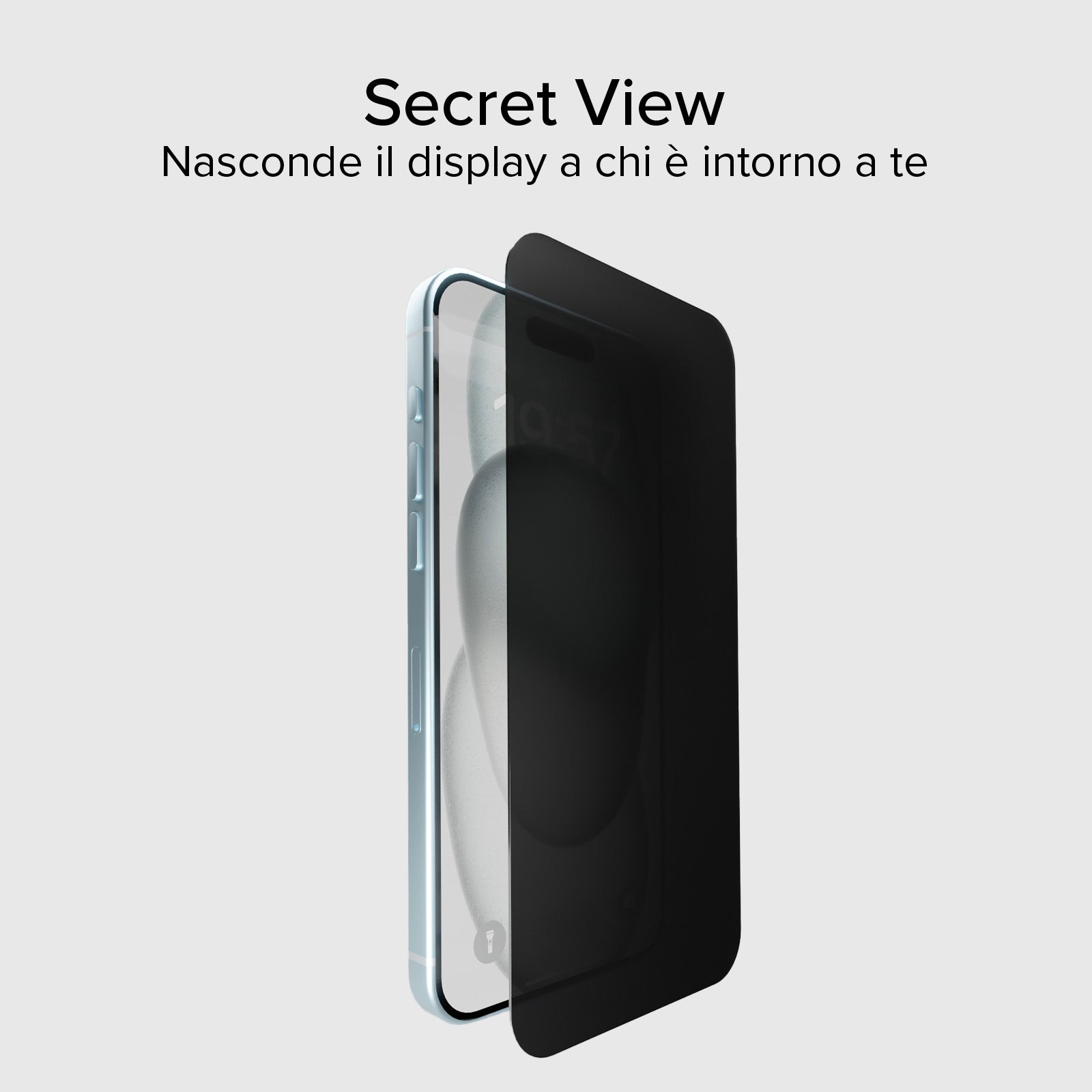 Glass screen protector Full Cover Privacy per iPhone 15 Plus