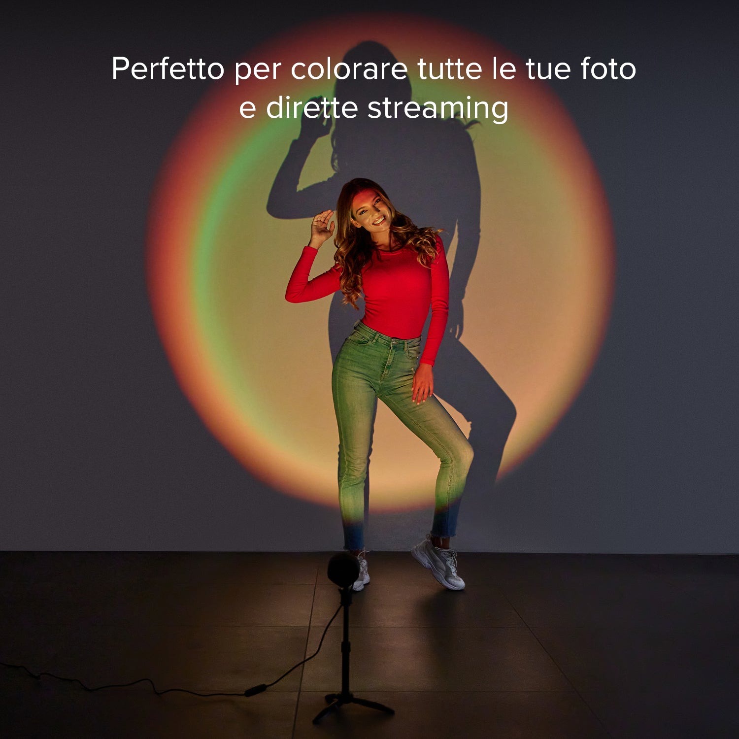 Éclairage d'arrière-plan LED multicolore