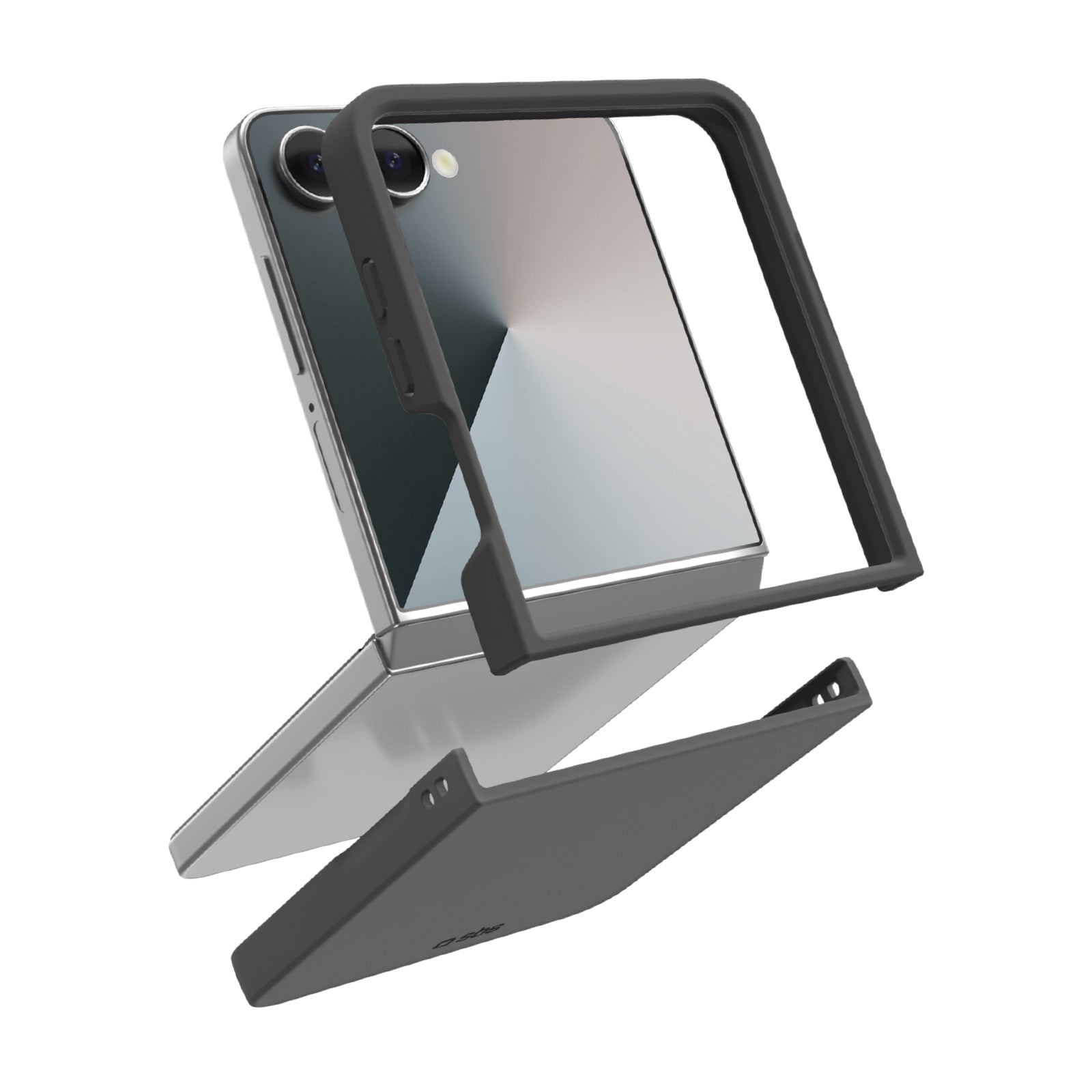 Funda de silicona con interior de microfibra para Samsung Z Flip 7