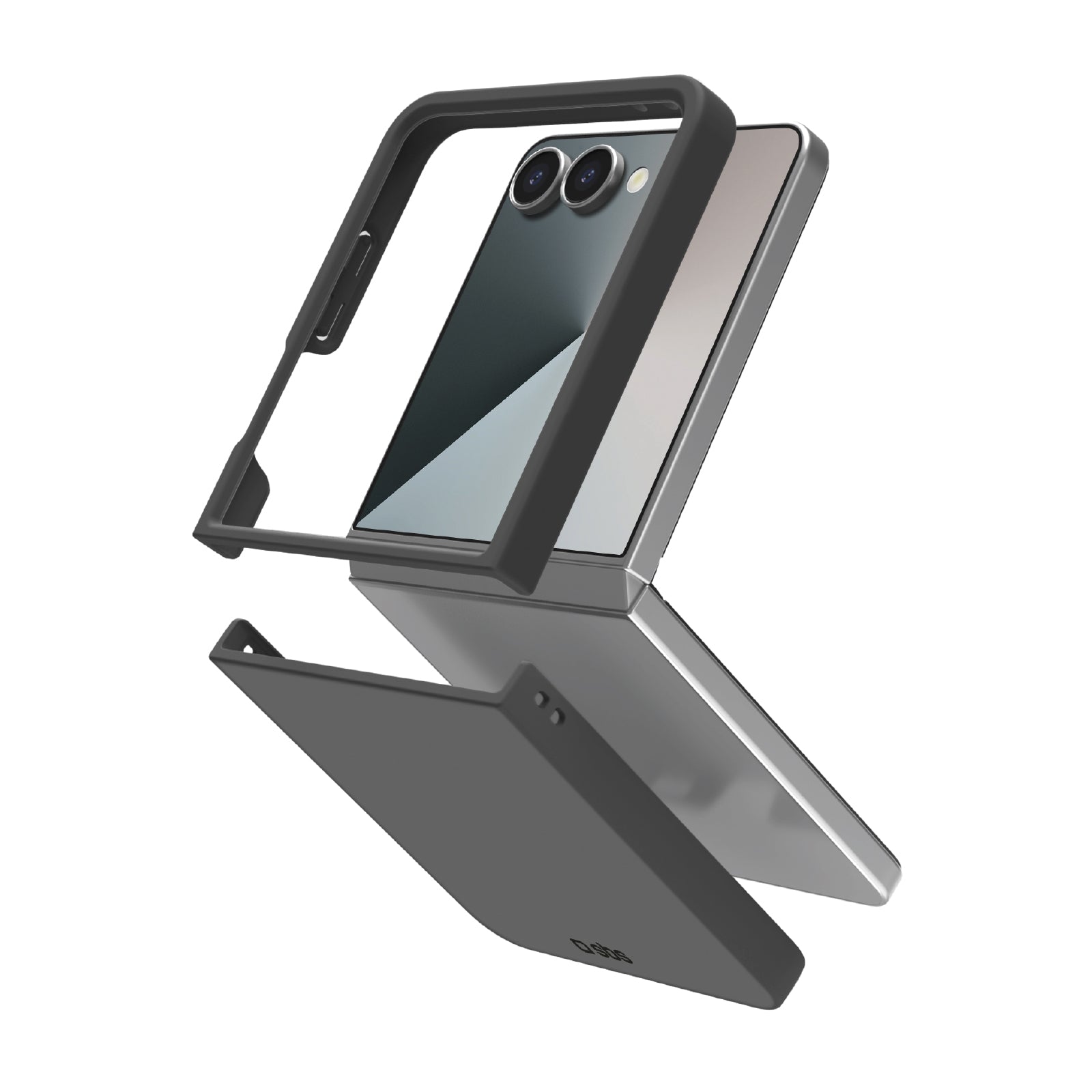Funda de silicona con interior de microfibra para Samsung Z Flip 7