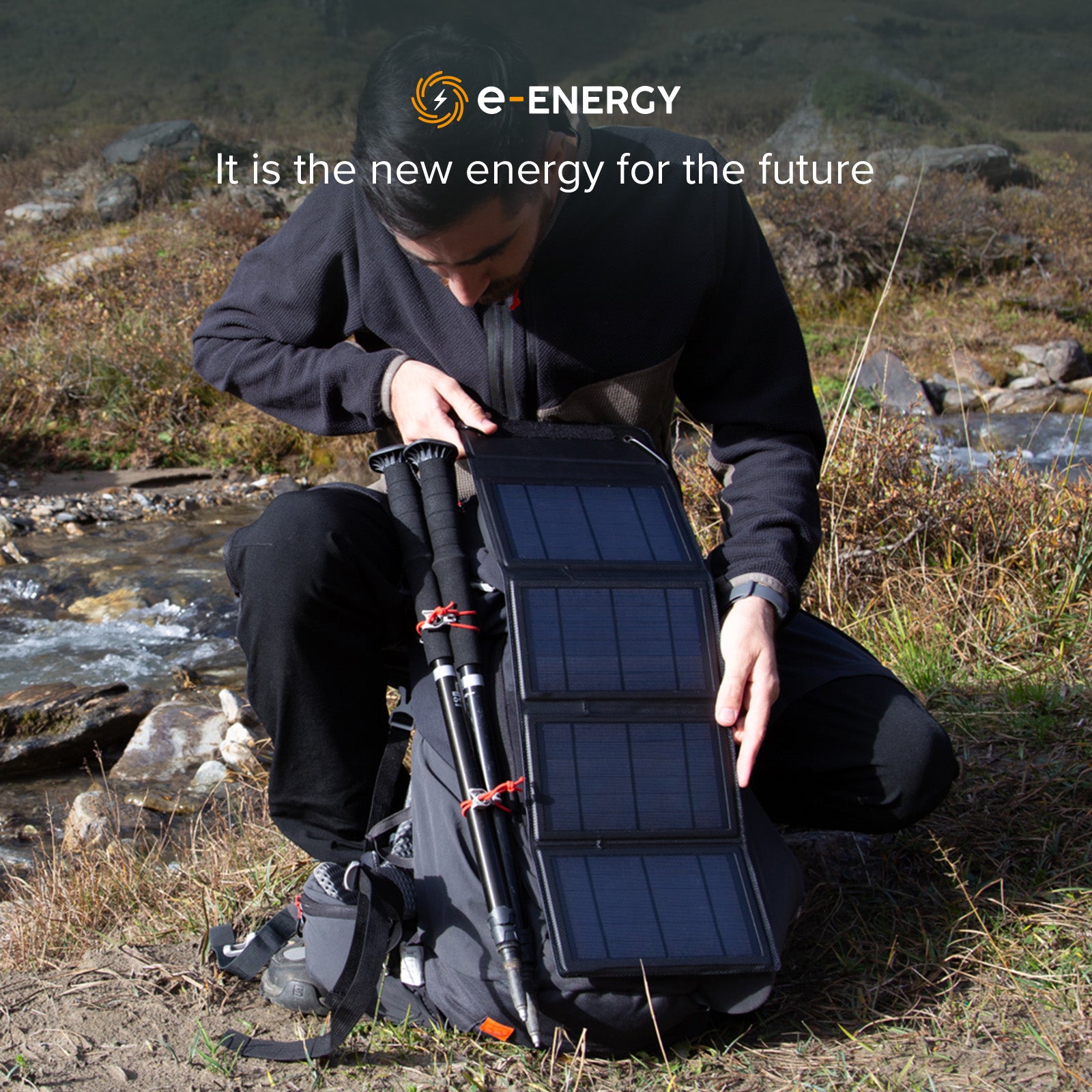 Hiking Solar Panels Backpack With Solar Phone Charger Best Power