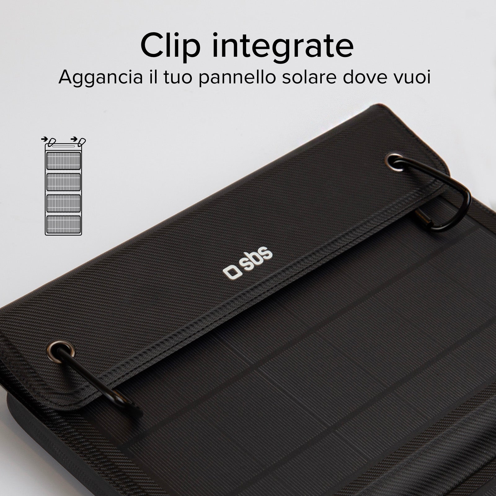 Pannello solare pieghevole da 30 Watt