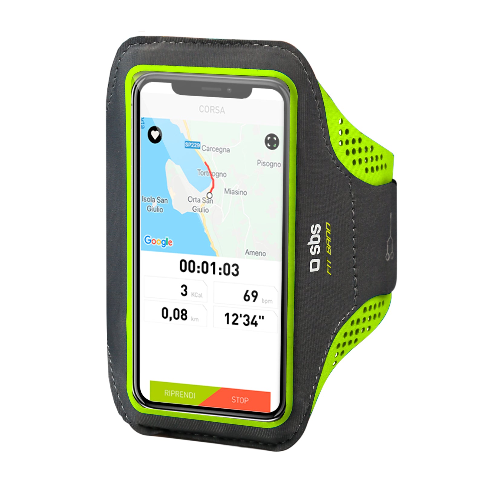 Fascia da braccio per smartphone sportiva