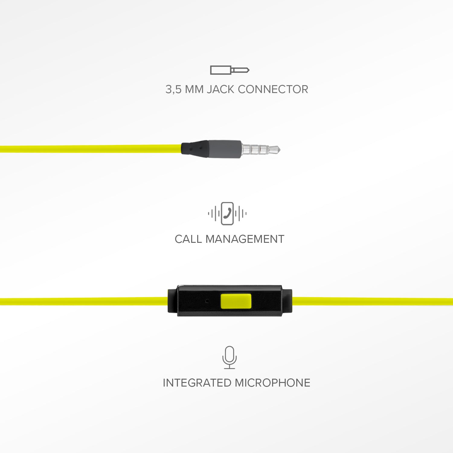 Auricolari Sport in-ear con archetto e filo stereo
