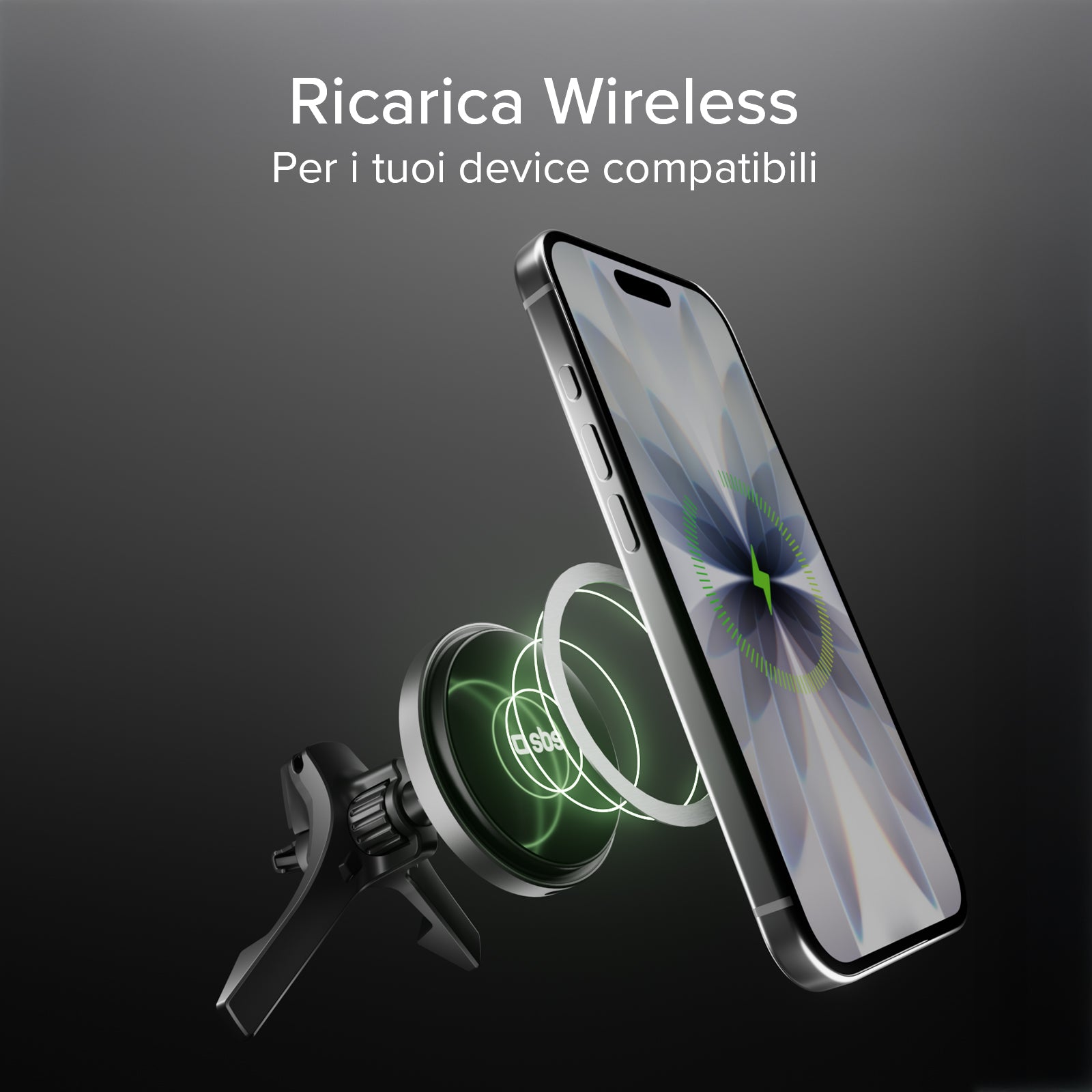 Magnetische Halterung für die Lüftungsöffnung, kompatibel mit der MagSafe-Aufladung