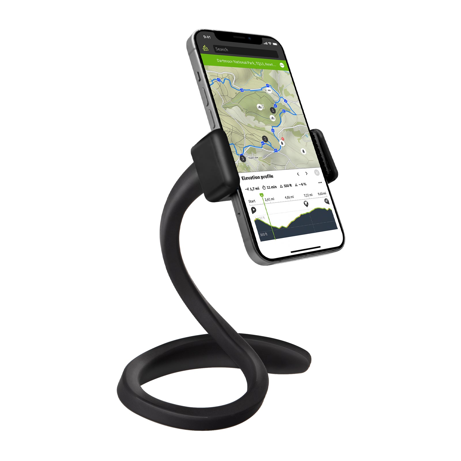 Soporte universal flexible para smartphone y cámara de acción