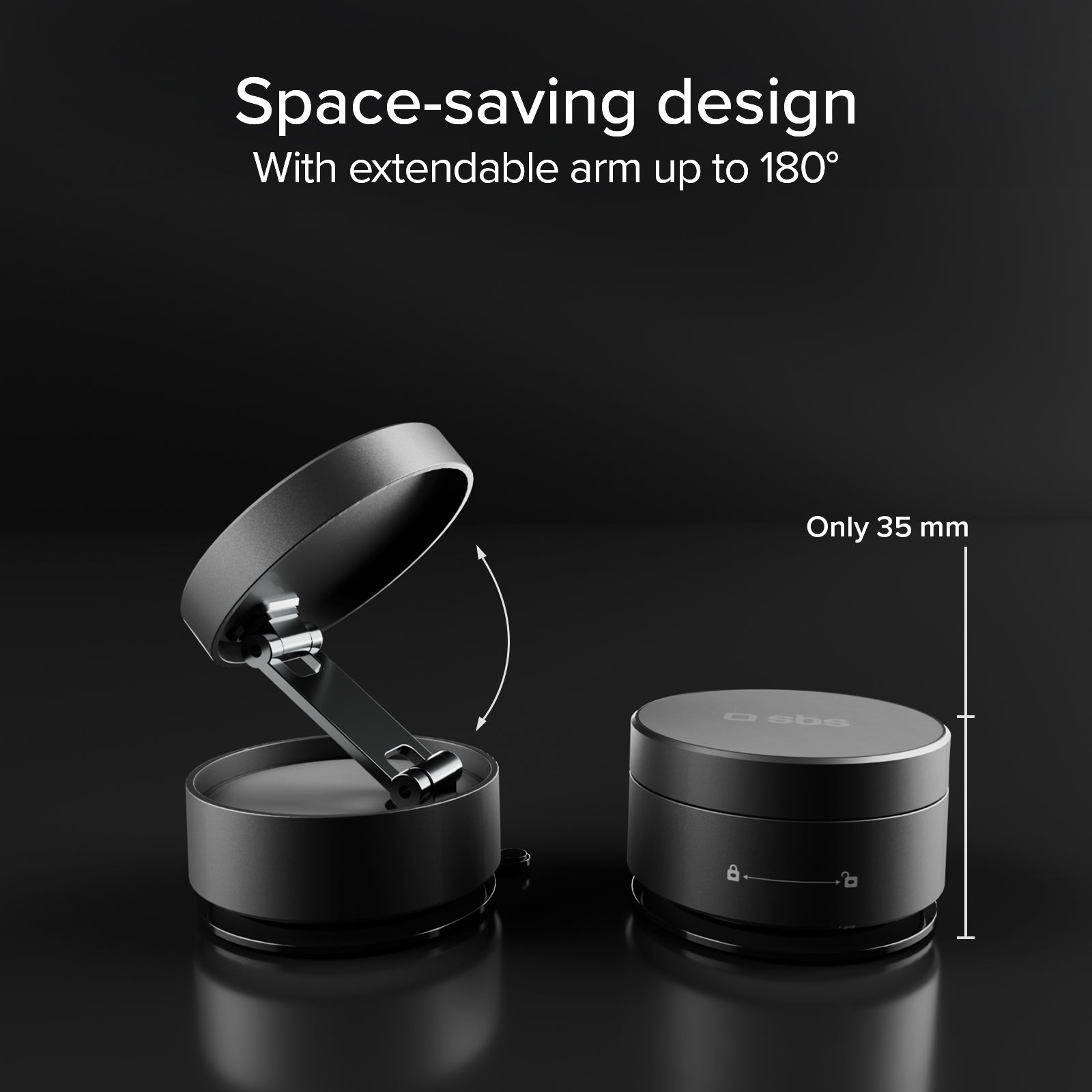 Desktop holder compatible with Magsafe