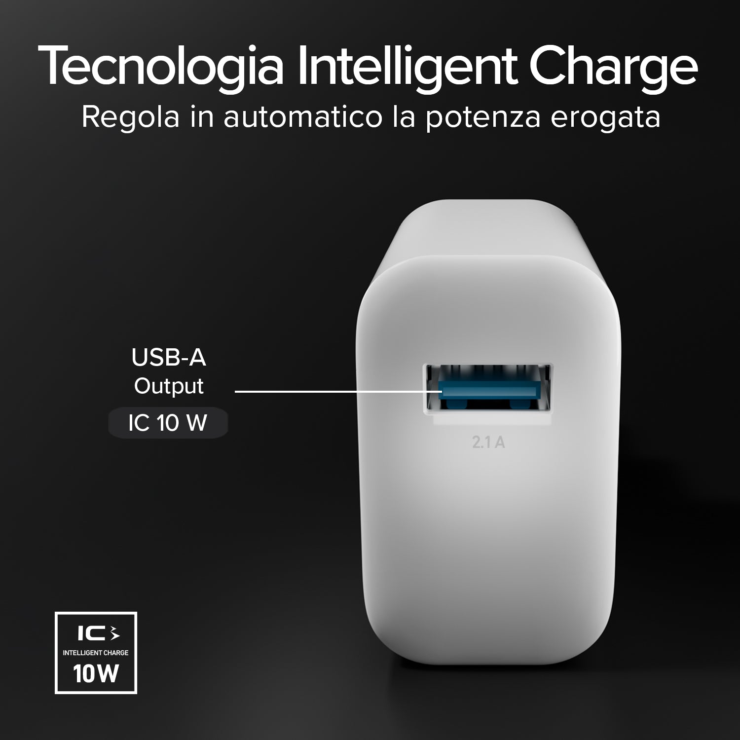 Cargador de viaje USB de 10 Watt