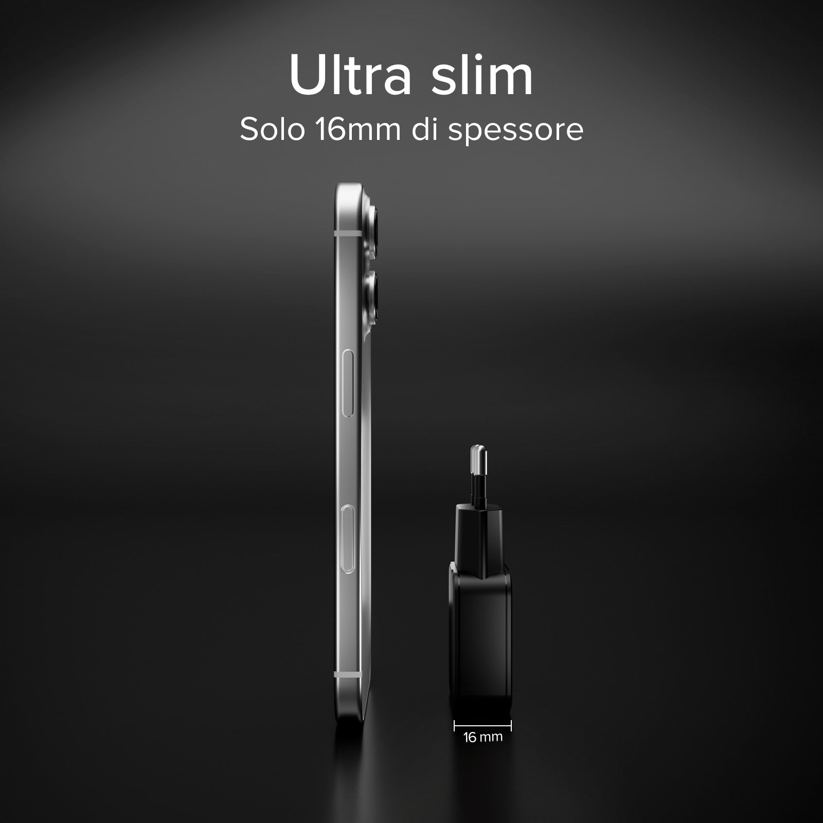 Caricatore da muro 20w USB-C Ultra Slim