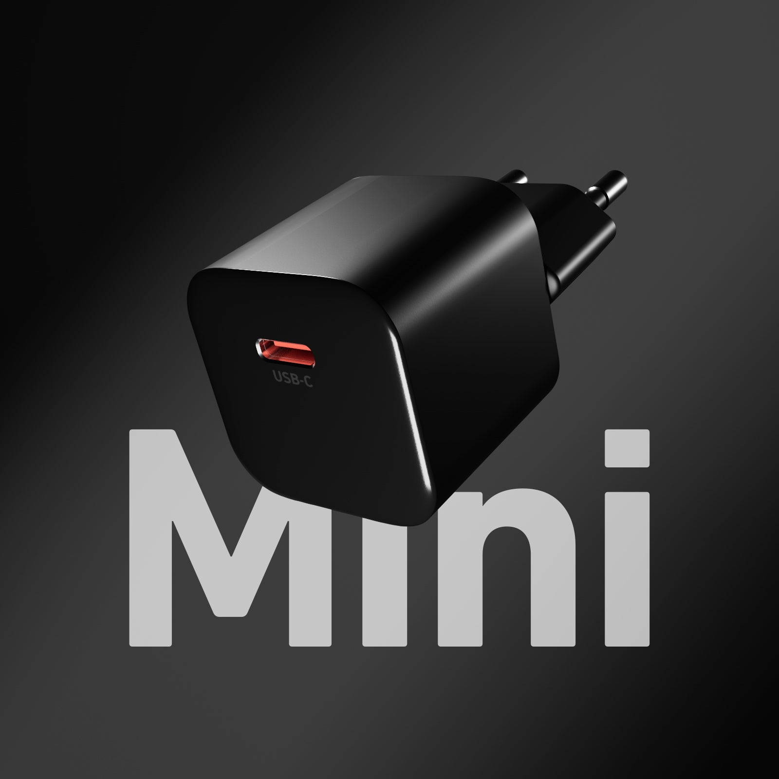 USB-C Wall Charger 20W GaN PD 3.0 Mini Size for Smartphones and Tablets
