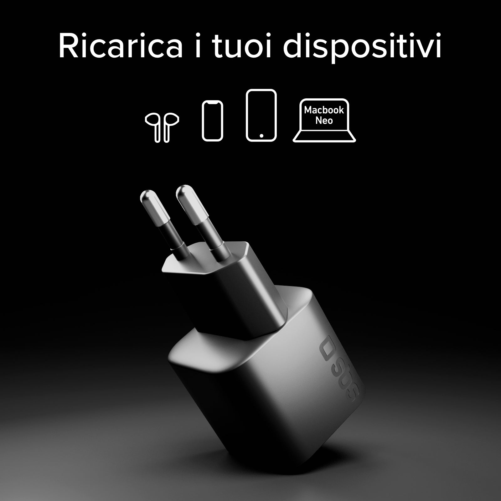 USB-C Wall Charger 20W GaN PD 3.0 Mini Size for Smartphones and Tablets