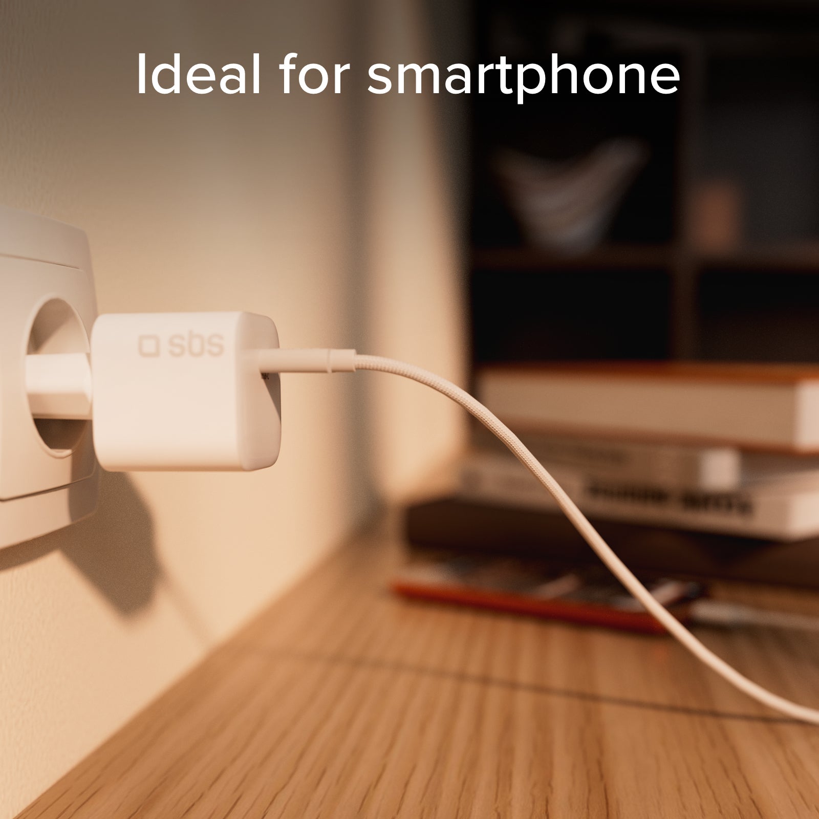 Caricatore da muro USB-C 20W GaN PD 3.0 mini size per smartphone e tablet