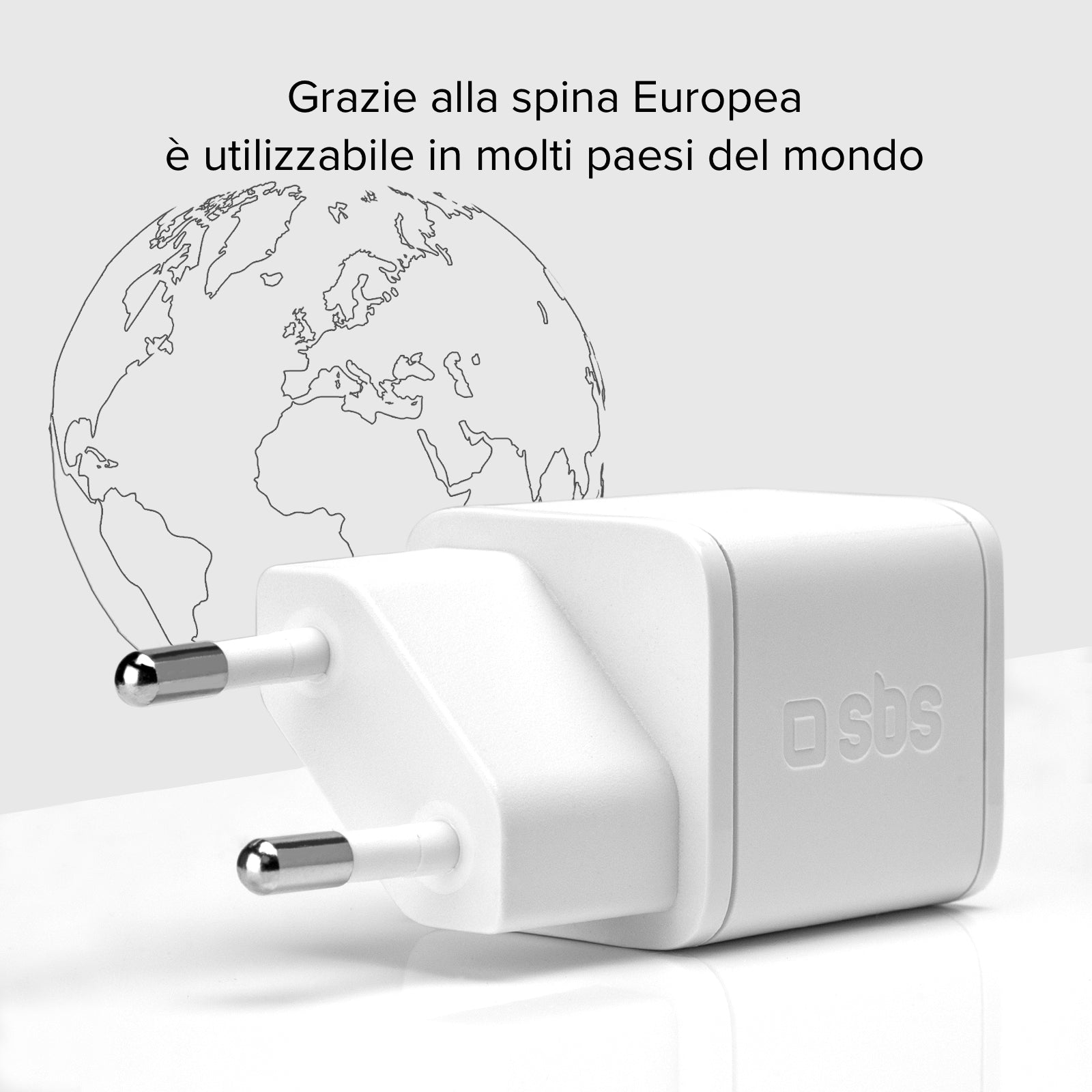 Caricatore caricabatterie ultrarapido GaN da 20 Watt Power Delivery