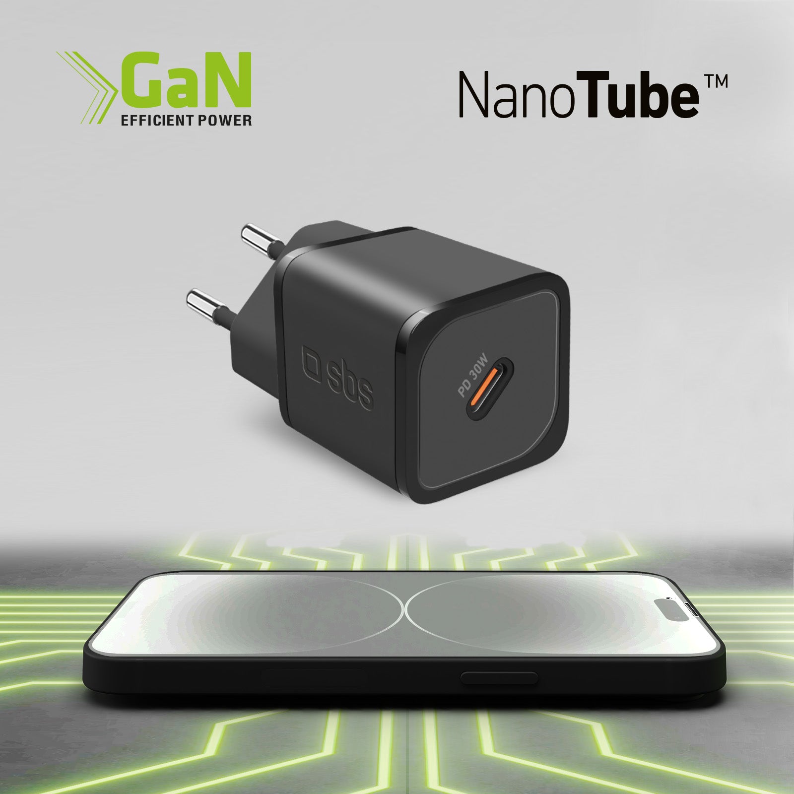30W Battery GaN Charger - Ultra-fast charge