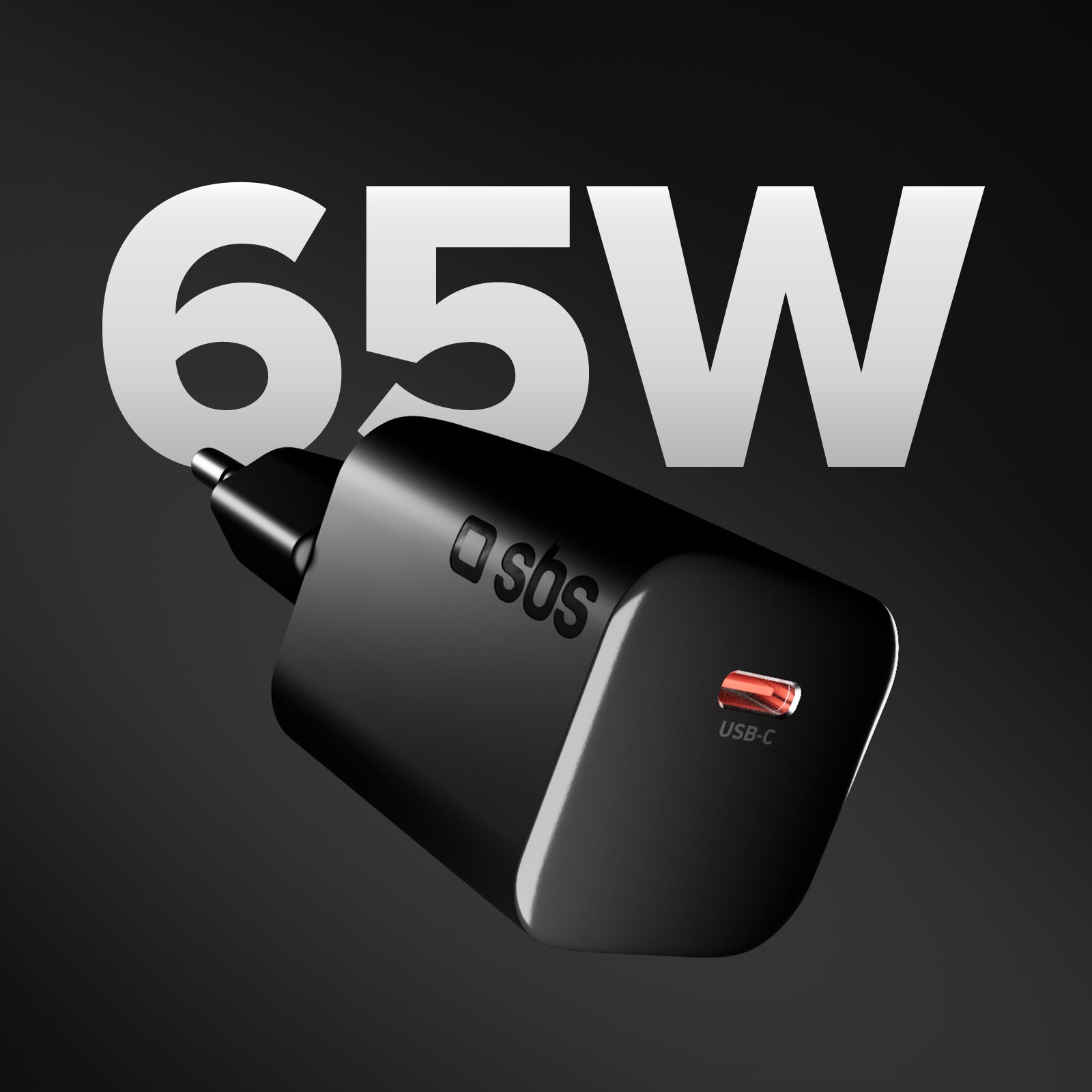Caricatore USB‑C 65W GaN PD 3.0