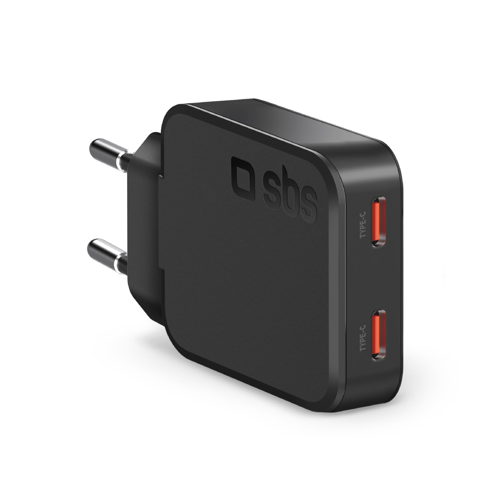 Chargeur mural 65 W USB-C ultra-mince avec double sortie