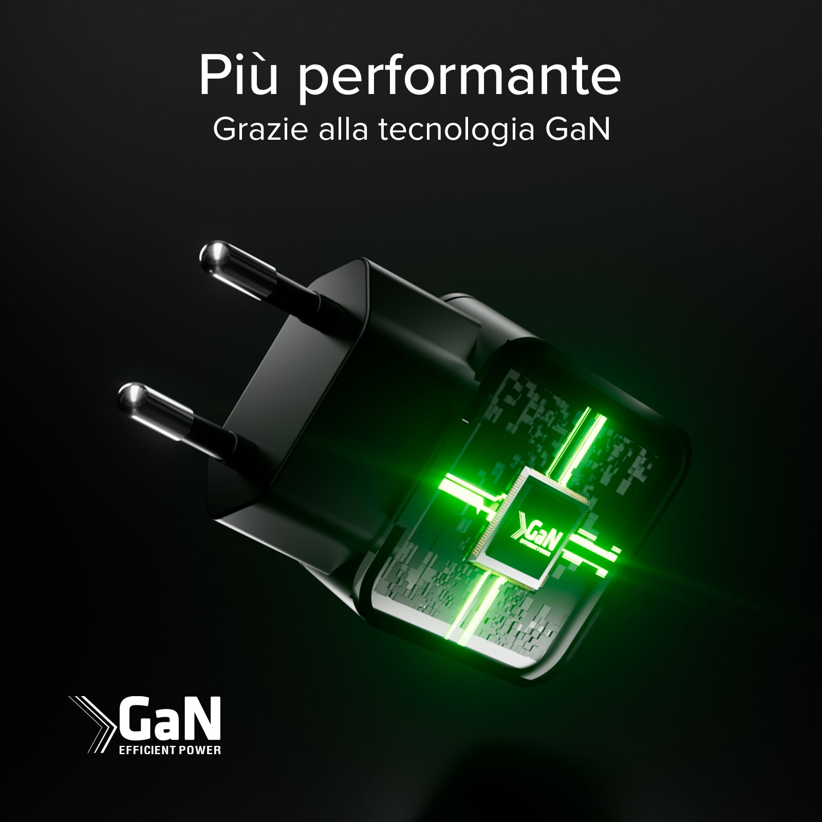 30W USB-C Power Delivery und USB-A Fast Charge Slim-Wandladegerät