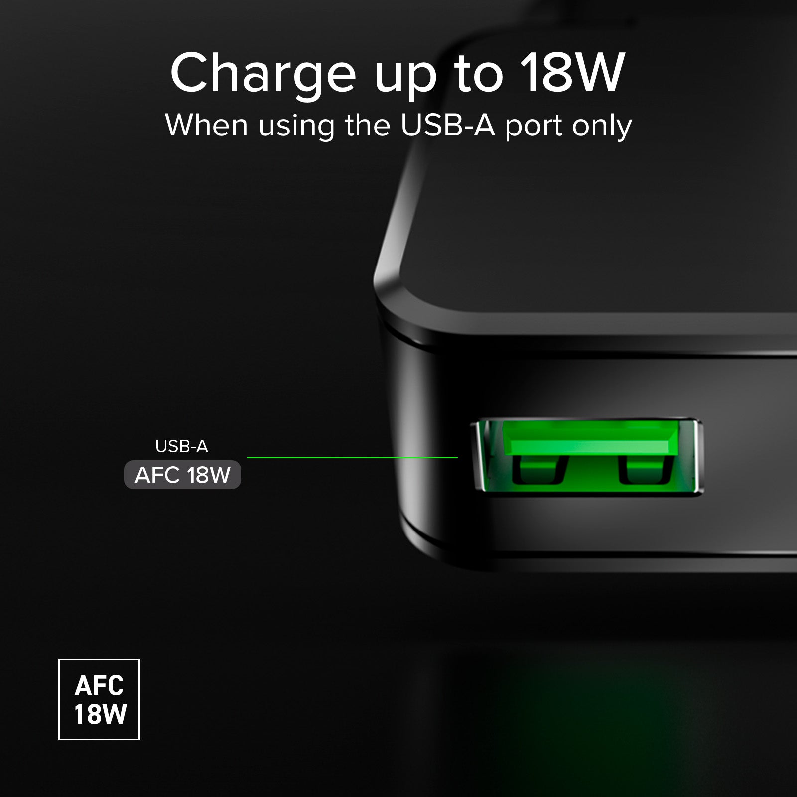 Ultra-Slim 45 W USB-C wall charger with dual output