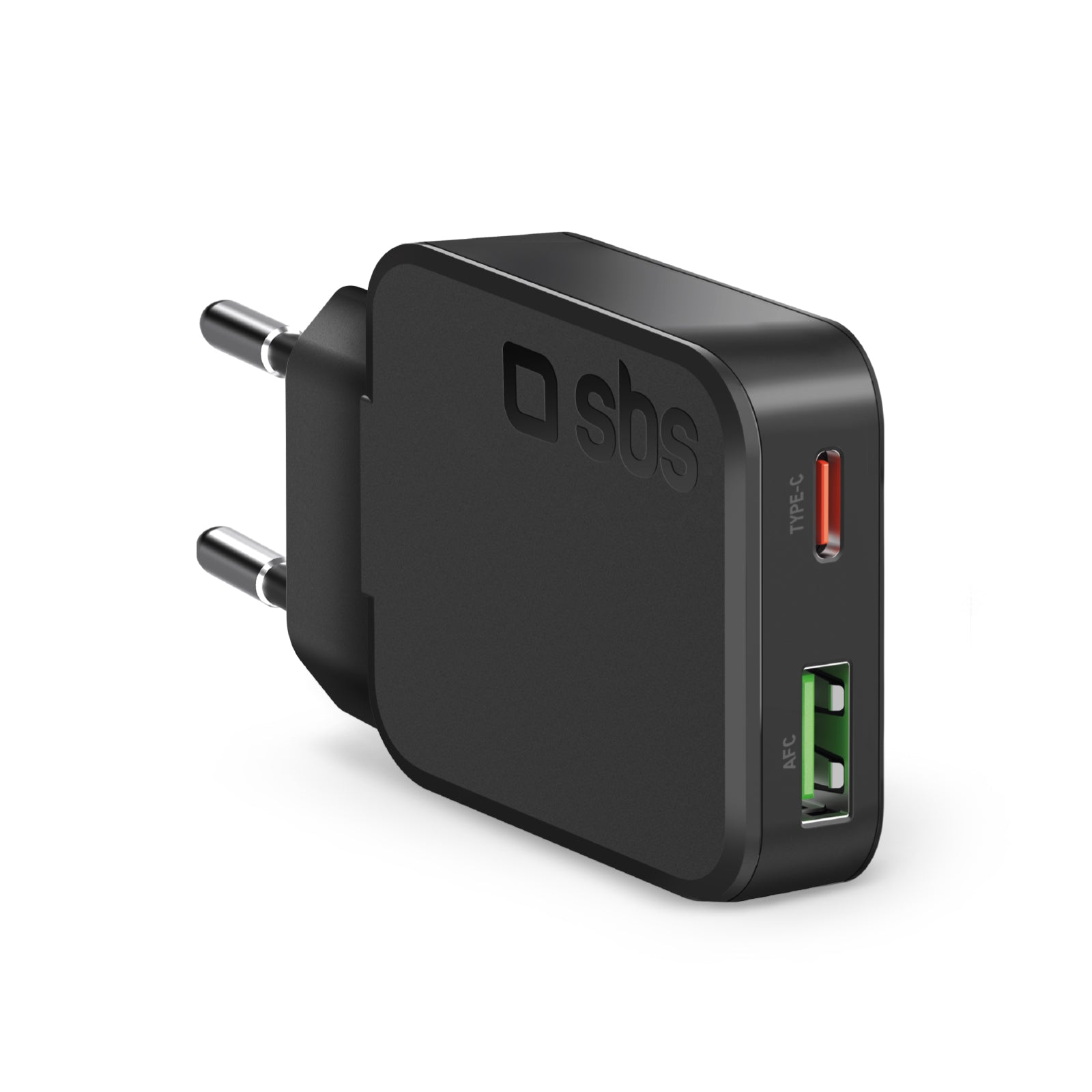Chargeur mural ultra-mince USB-C de 45W avec double port