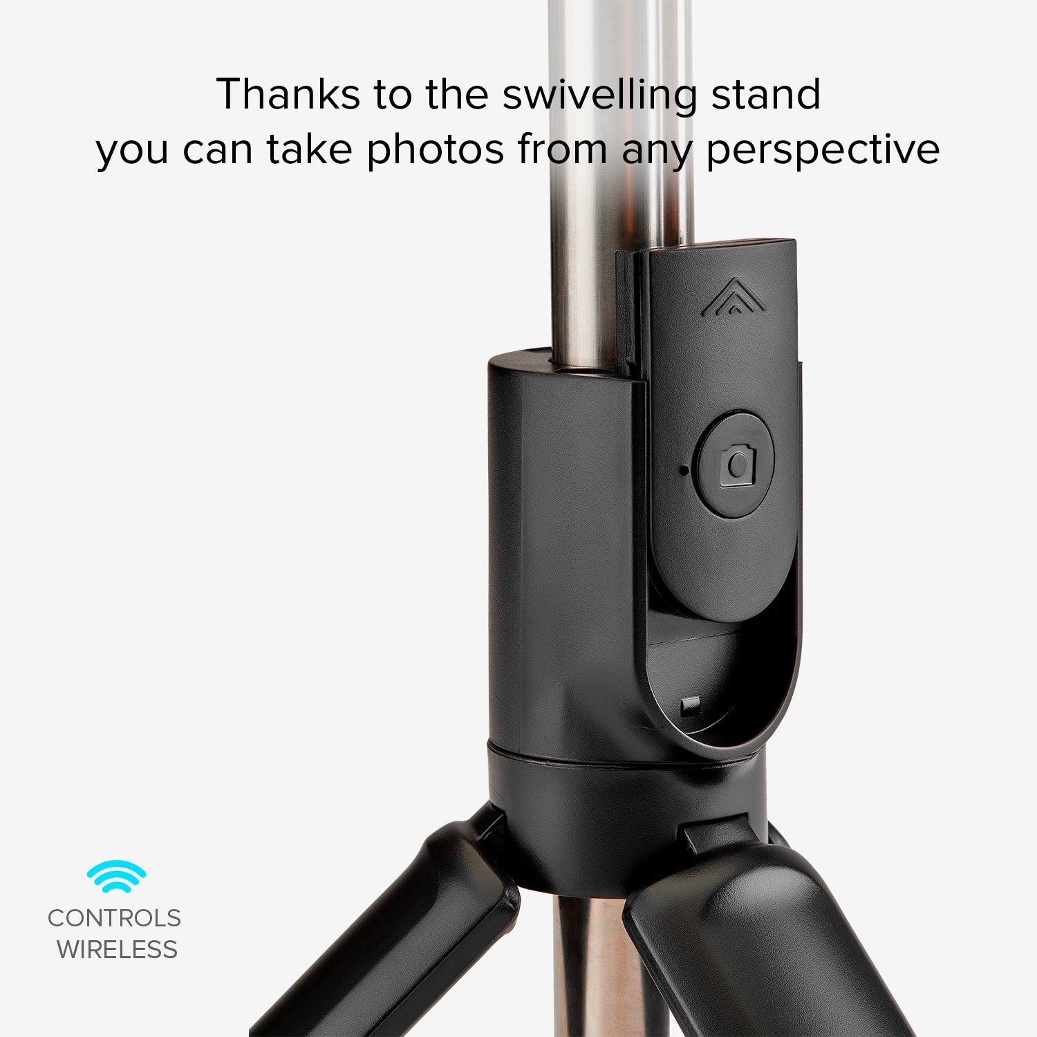 Selfie stick Wireless estensibile con luce LED per smartphone