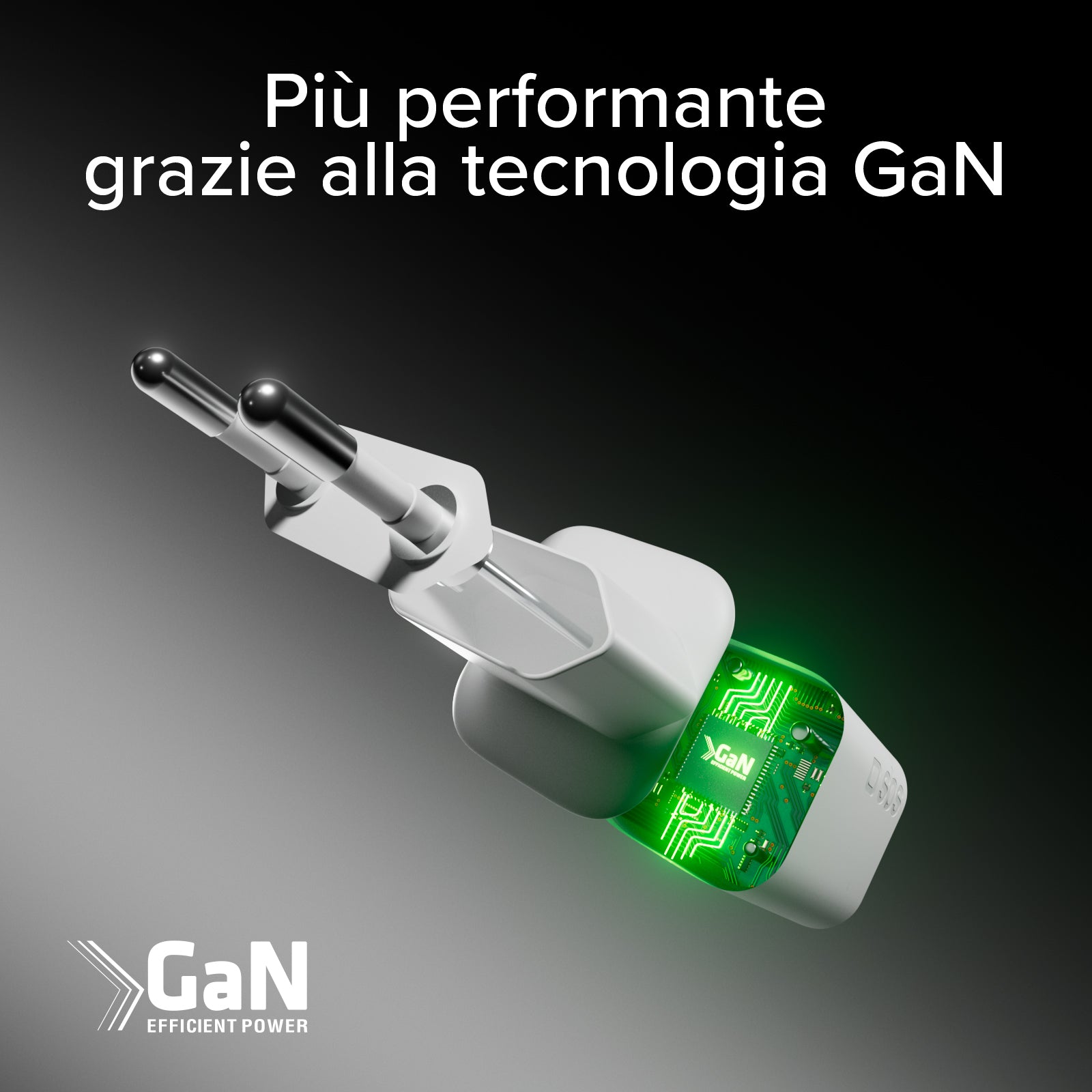 Kit cargador de pared 30W GaN con cable USB-C de 1,5 m y Power Delivery integrado