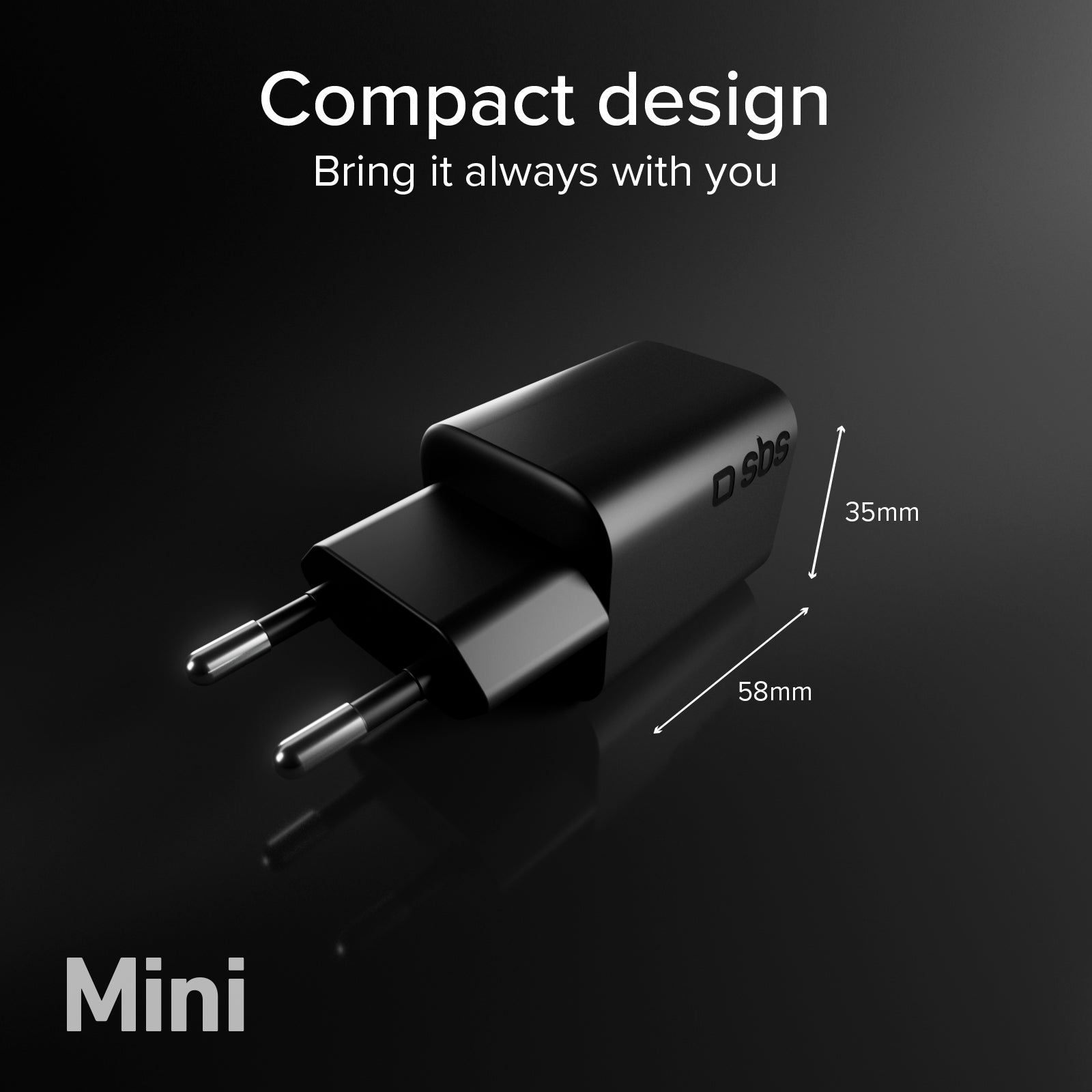 Kit cargador de pared 65W Power Delivery GaN con cable USB-C de 1,5 m para carga rápida