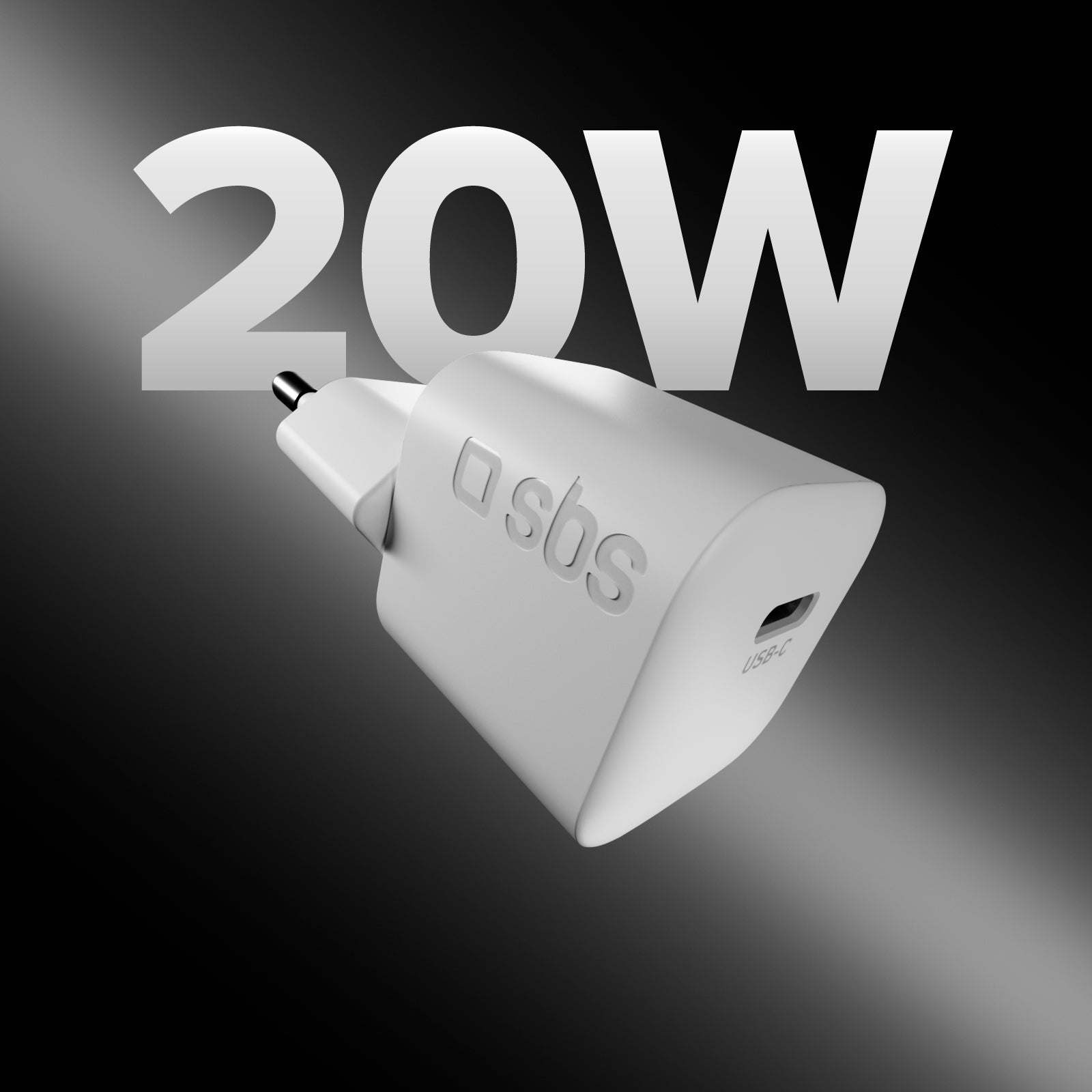 20W Power Delivery USB-C Wall Charger Kit with 1.5 m Braided USB-C Cable