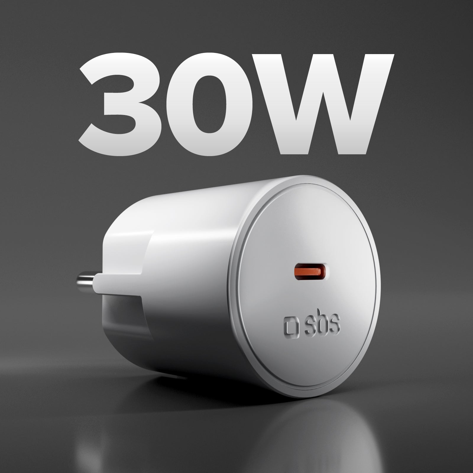 Caricatore con spina Schuko e porta USB-C 30W PD