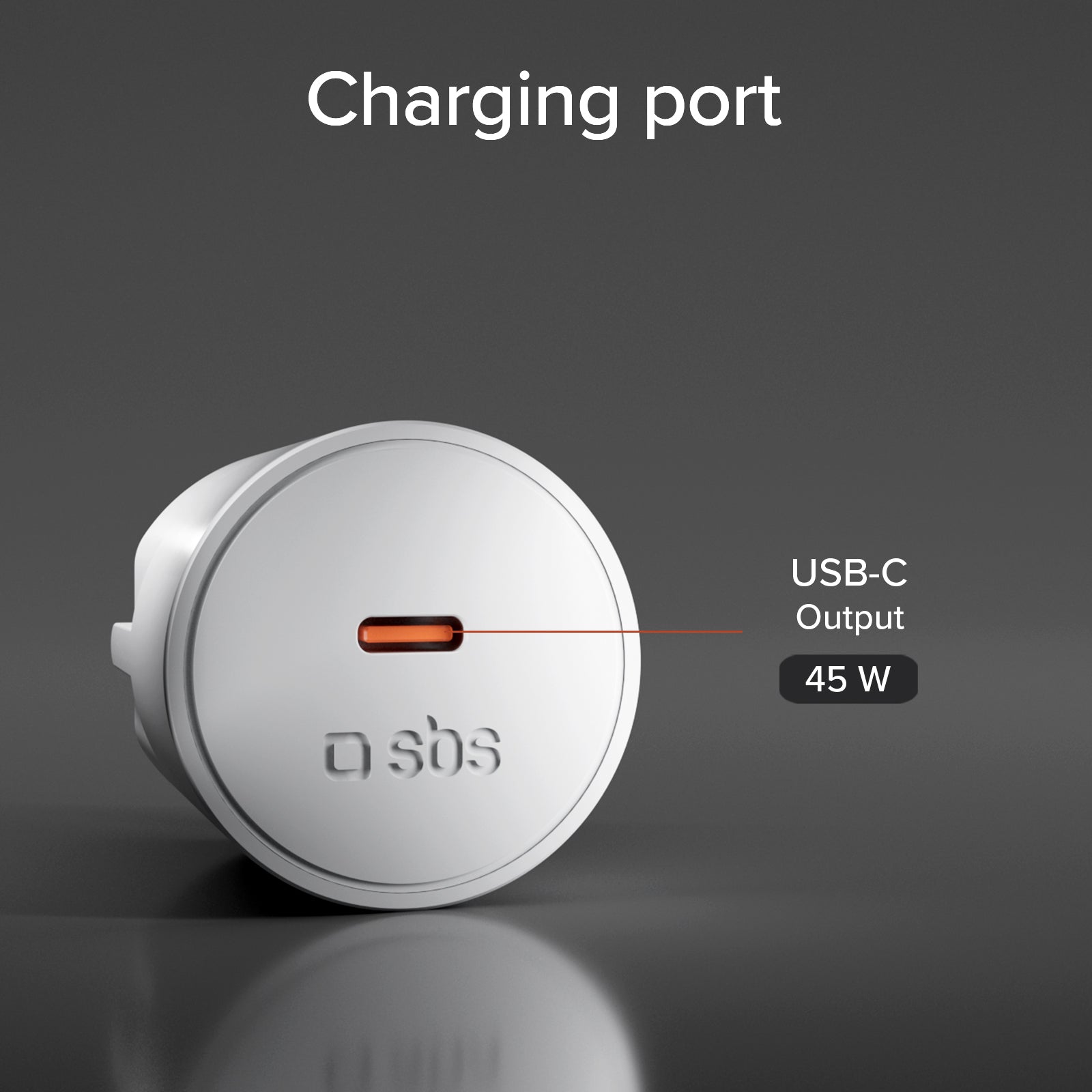 Caricatore con spina Schuko e porta USB-C 45W PD