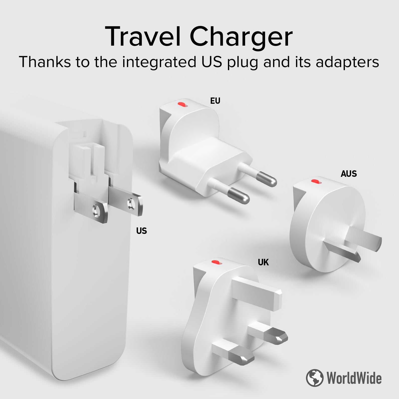 Chargeur universel de voyage 100W
