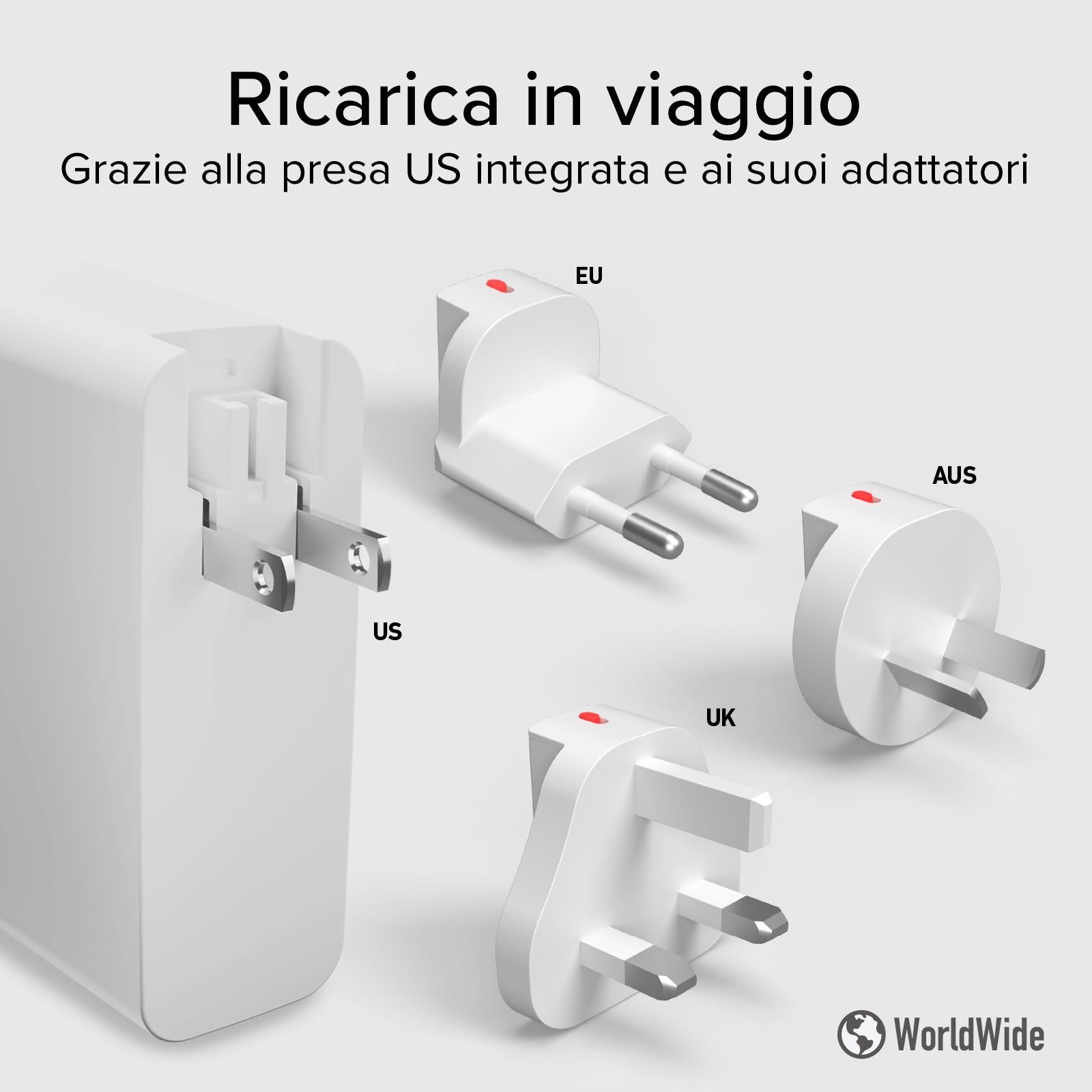 Chargeur universel de voyage 100W