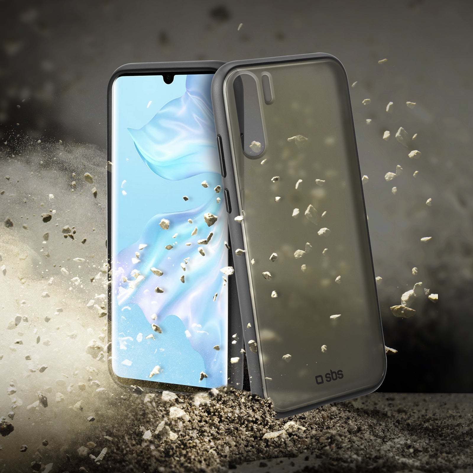 Cover opaca antiurto e antiscivolo per Huawei P30 Pro