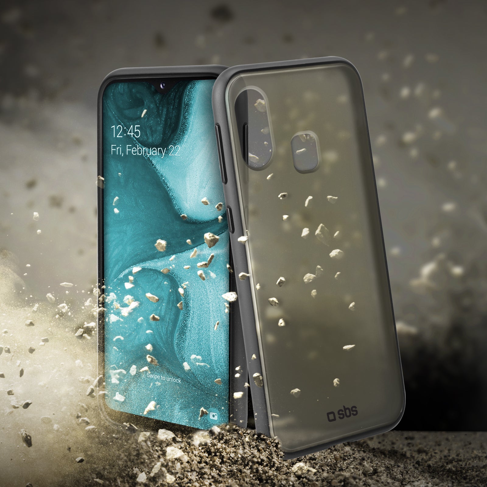 Cover opaca antiurto e antiscivolo per Samsung Galaxy A20e