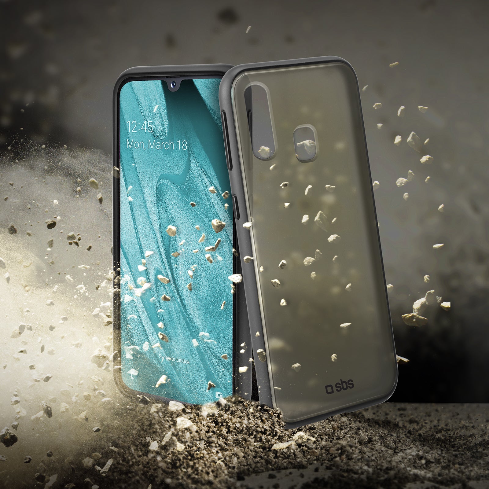 Cover opaca antiurto e antiscivolo per Samsung Galaxy A40