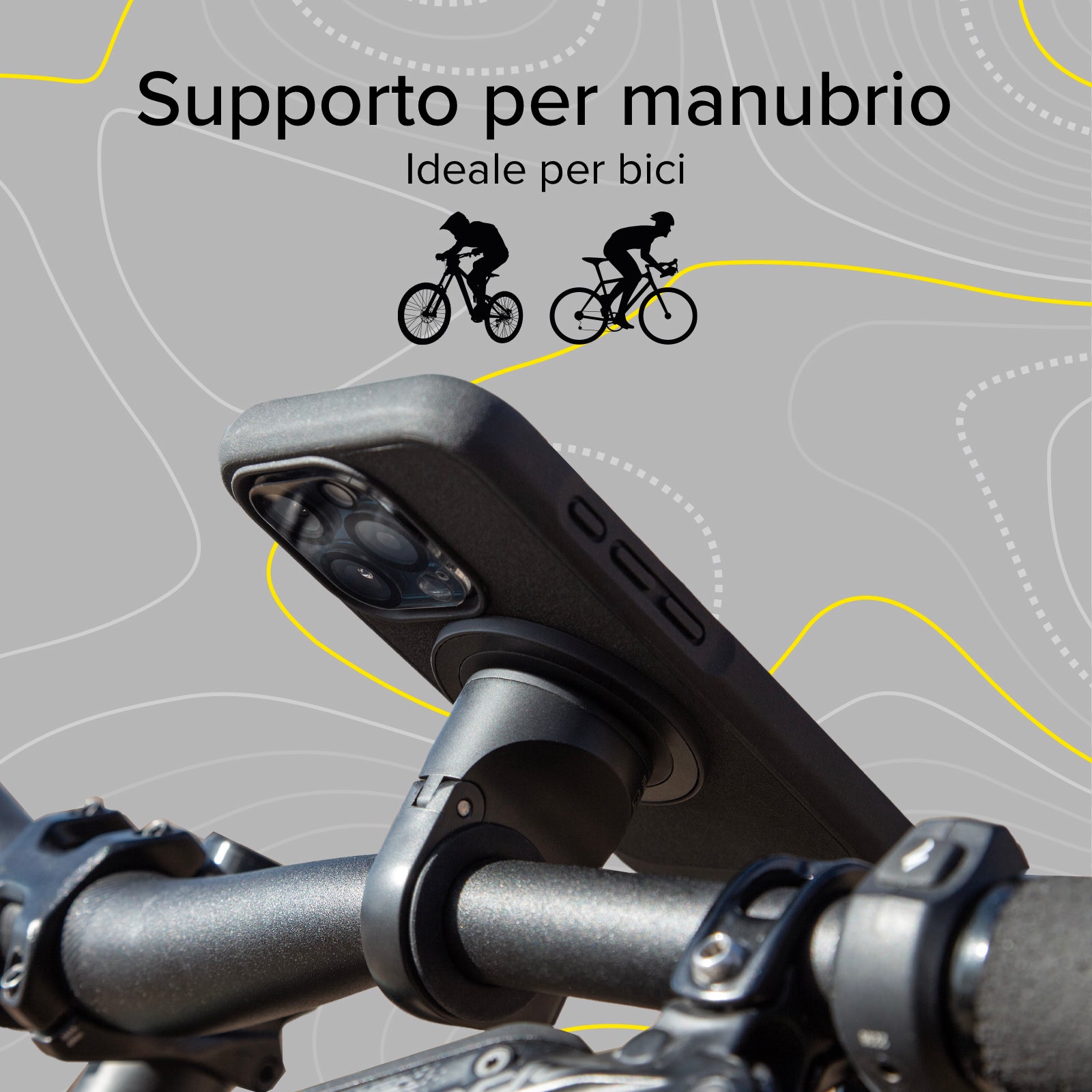 Universelle Lock-Pro-Handyhalterung für Fahrräder und Roller