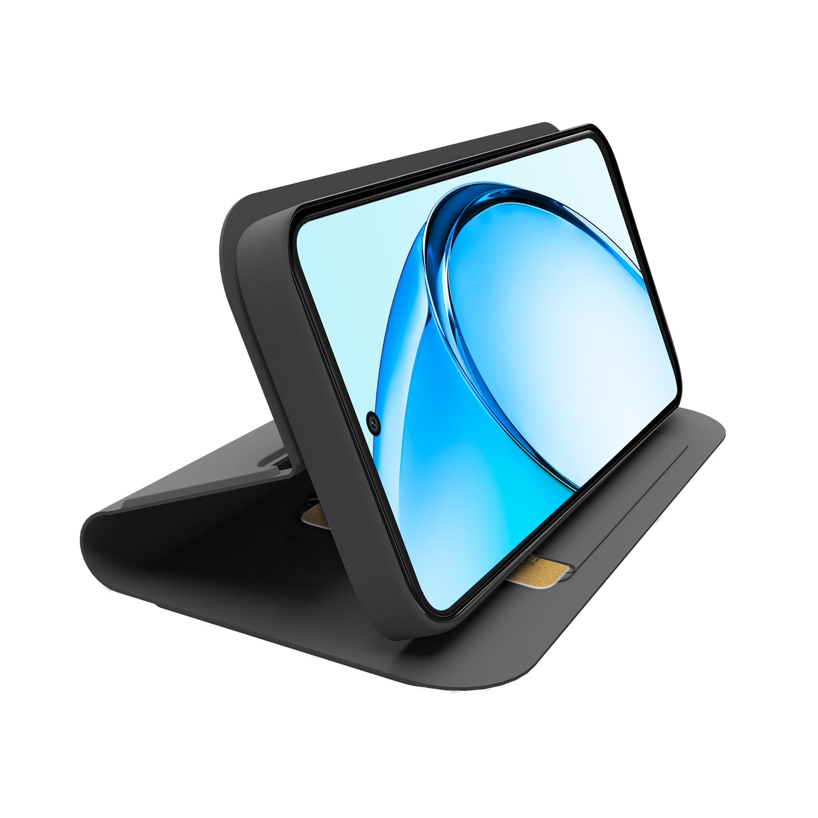 Custodia a libro con supporto stand e superficie soft touch per Oppo A60