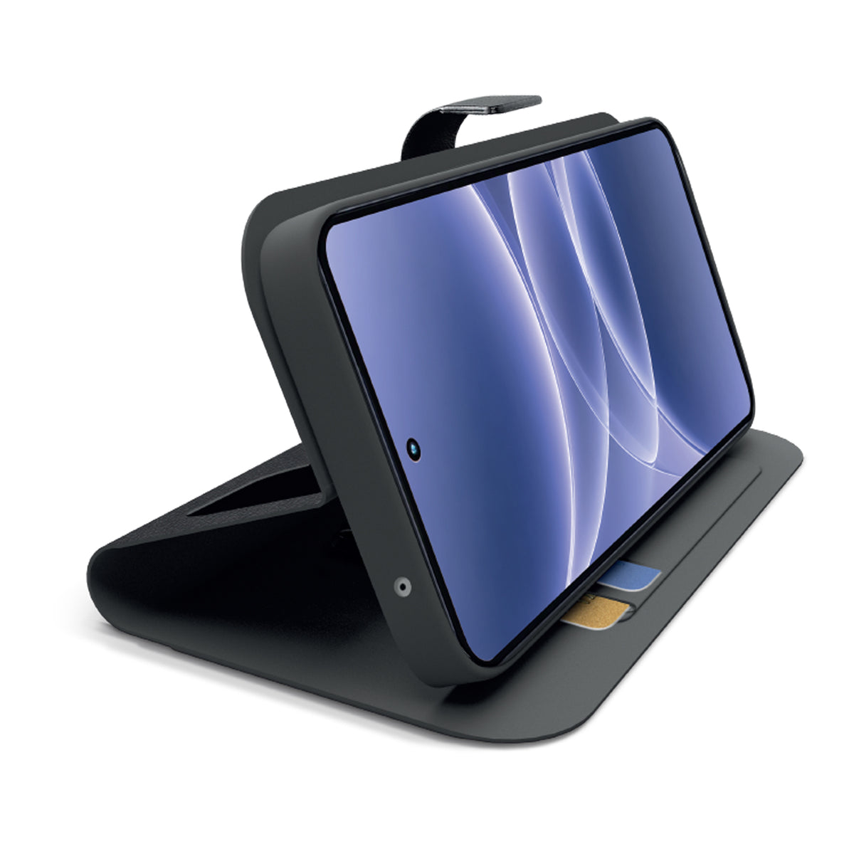 Book Case for Oppo A7 Pro with Stand Function and Magnetic Flap Closure