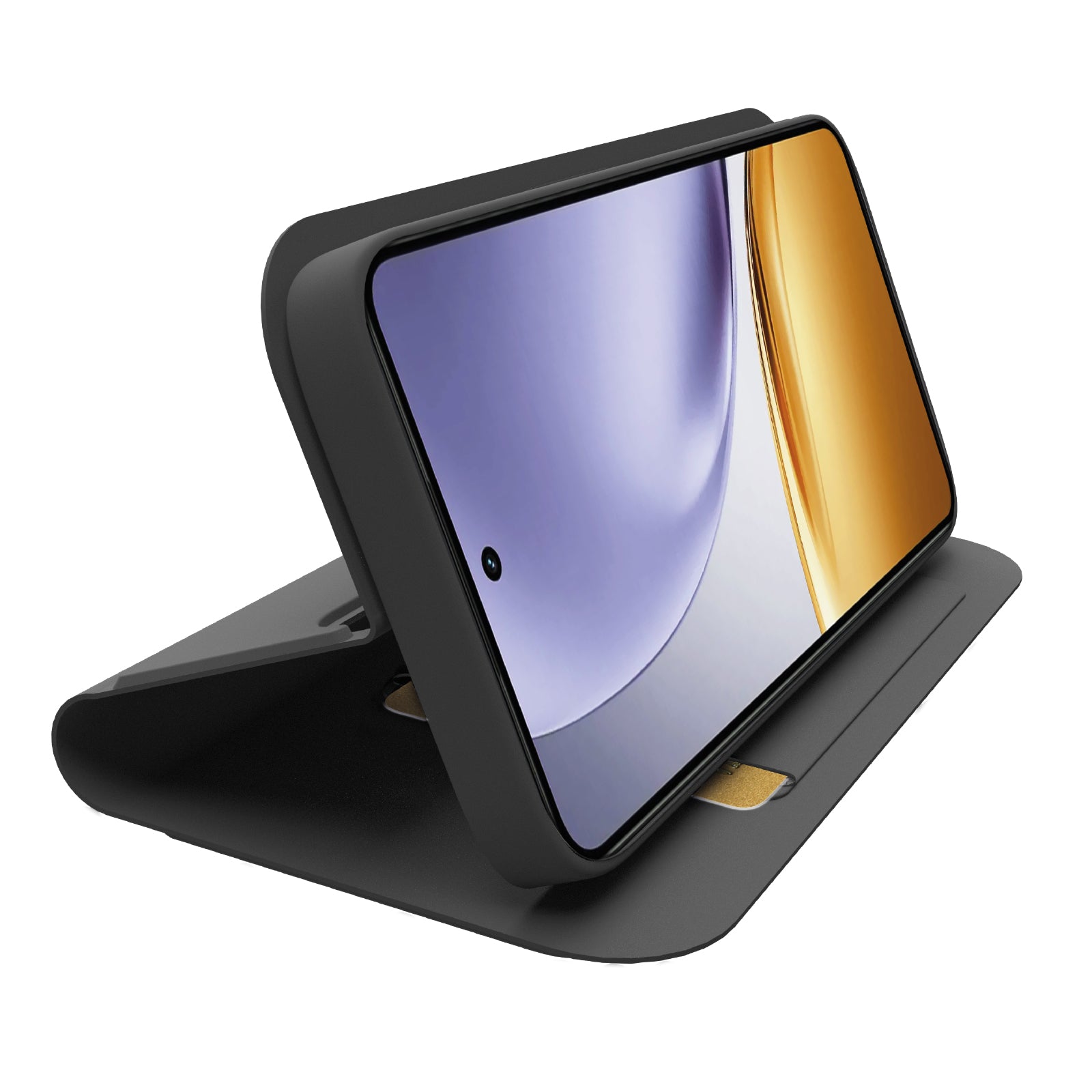 Funda libro con soporte y superficie suave al tacto para Realme 14T 5G
