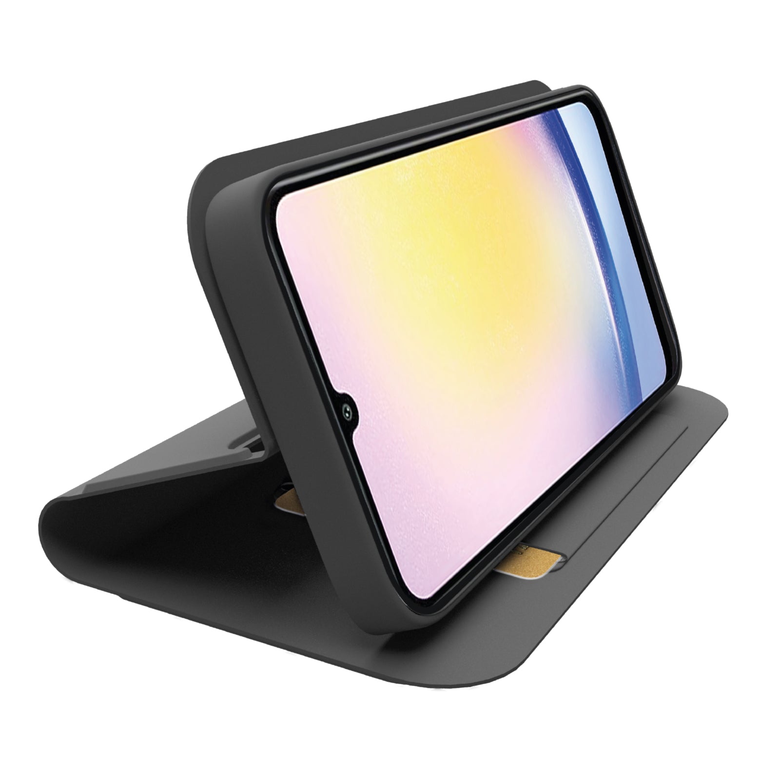 Funda libro con soporte y superficie suave al tacto para Samsung A26