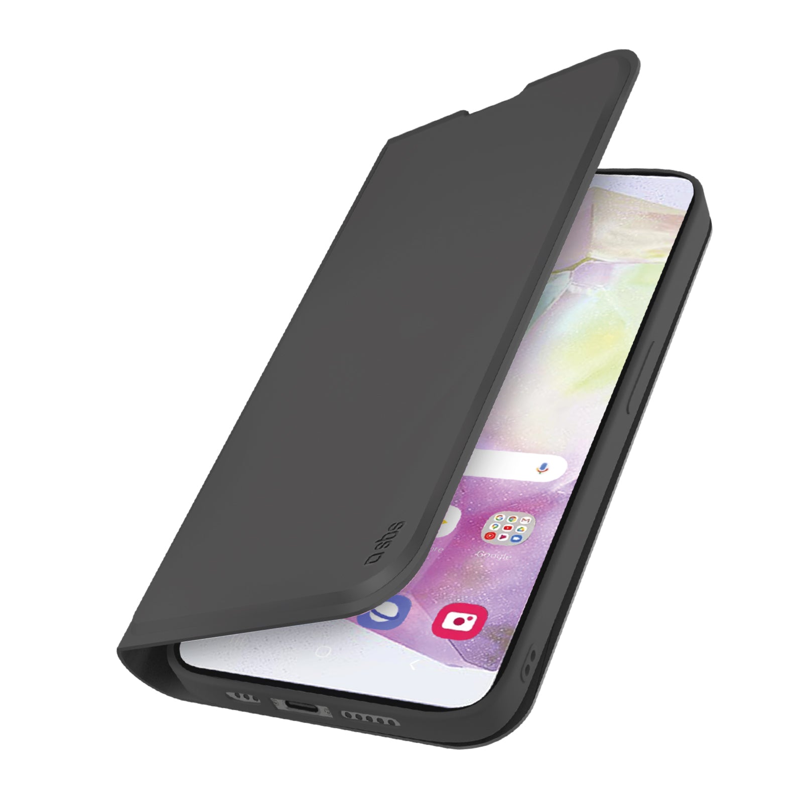 Funda libro con soporte y superficie suave al tacto para Samsung A36/A56