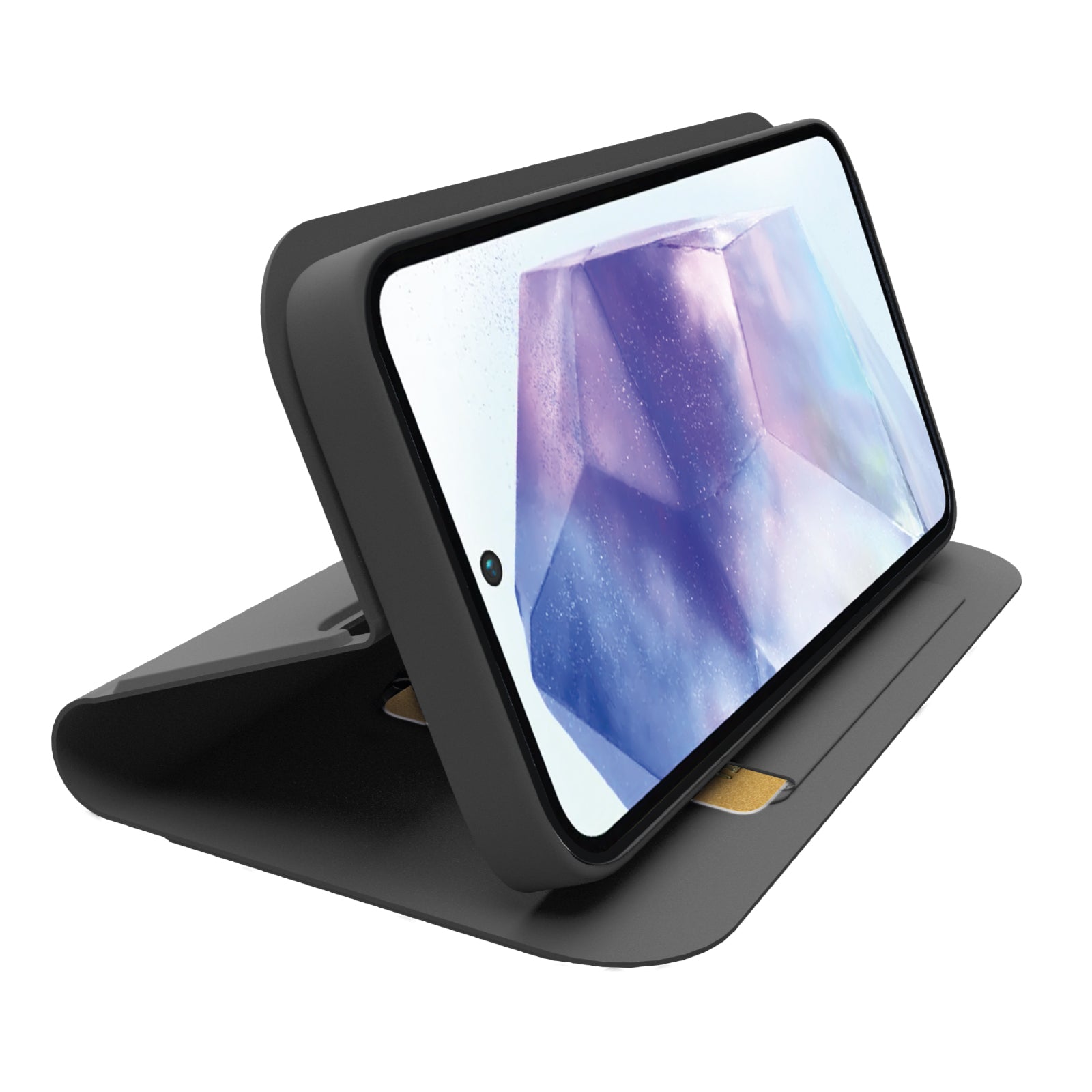 Funda libro con soporte y superficie suave al tacto para Samsung A56