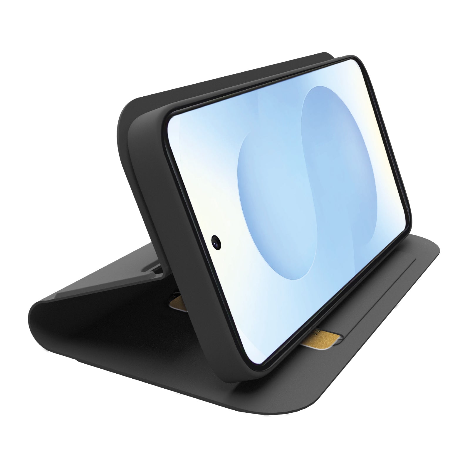 Custodia a libro con supporto stand e superficie soft touch per Samsung S25 FE
