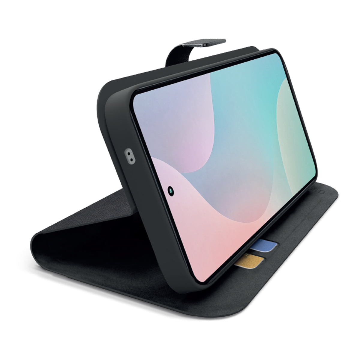 Bookcase für Samsung S26 FE mit Standfunktion und magnetischem Laschenverschluss